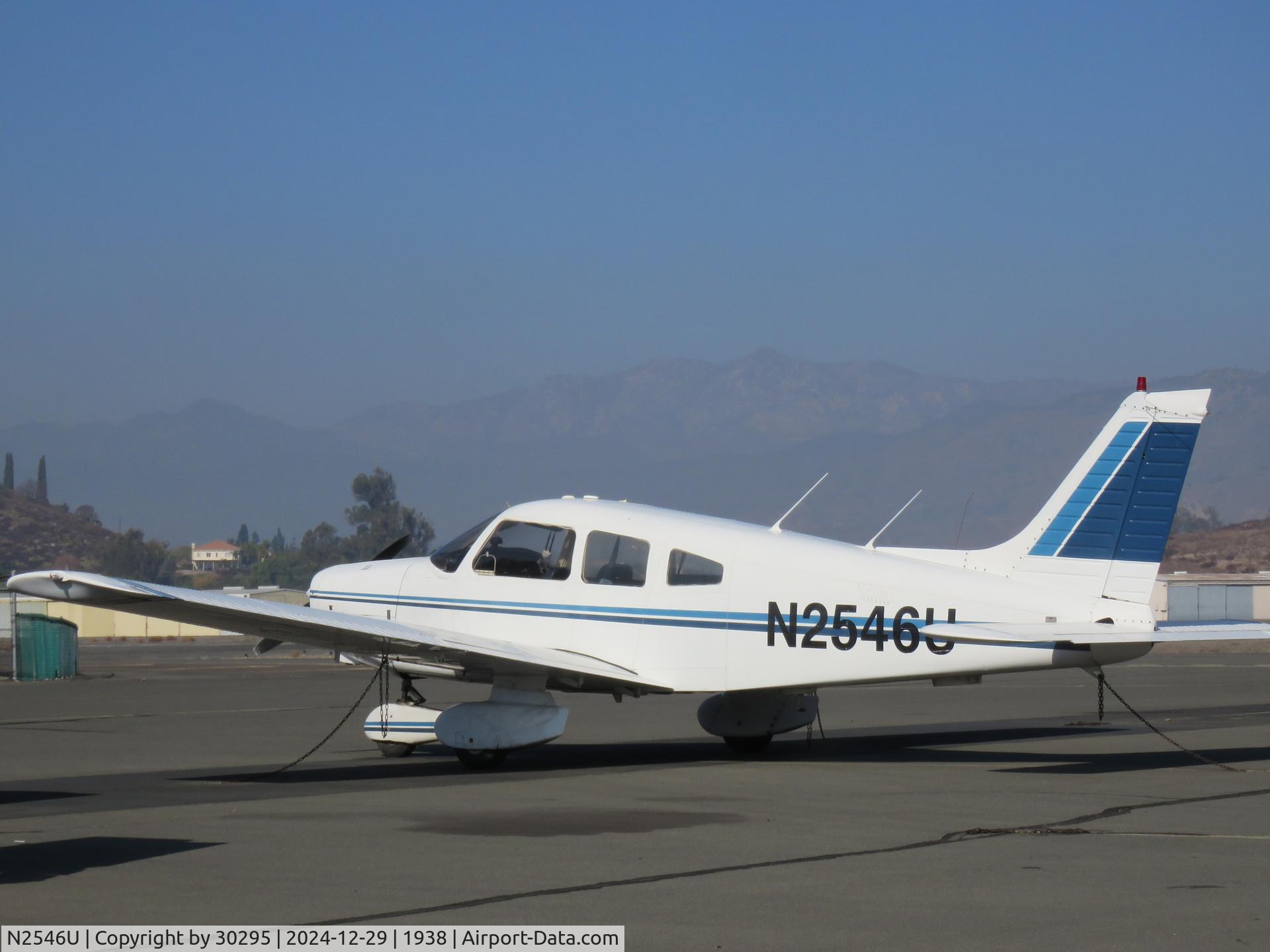 N2546U, 1979 Piper PA-28-161 C/N 28-8016033, Parked