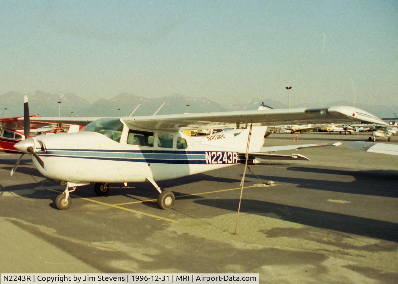 N2243R, 1968 Cessna T210J Turbo Centurion C/N T210-0393, Parked at Merrill Field, Anchorage