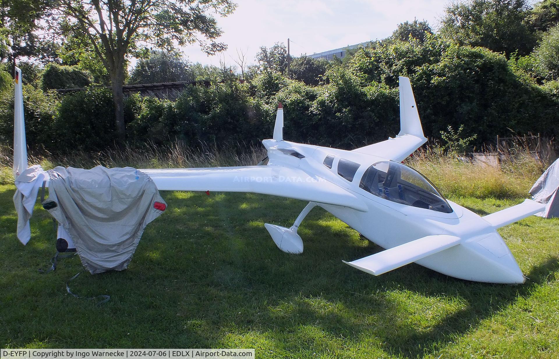 D-EYFP, Co-Z Cozy Mark III C/N 099, Co-Z Cozy Mark III at the 2024 OUV-Meeting at Wesel-Römerwardt airfield