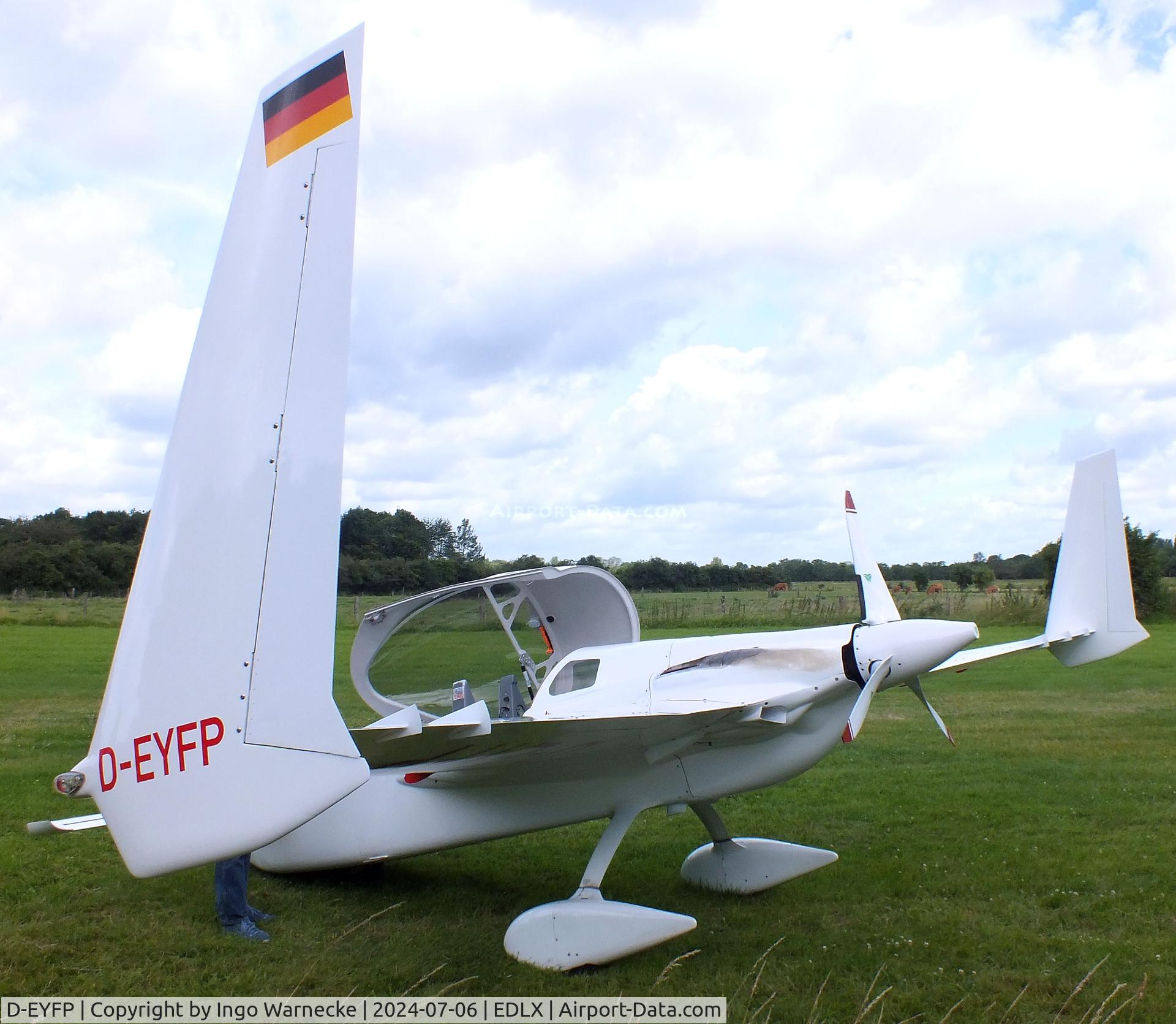 D-EYFP, Co-Z Cozy Mark III C/N 099, Co-Z Cozy Mark III at the 2024 OUV-Meeting at Wesel-Römerwardt airfield