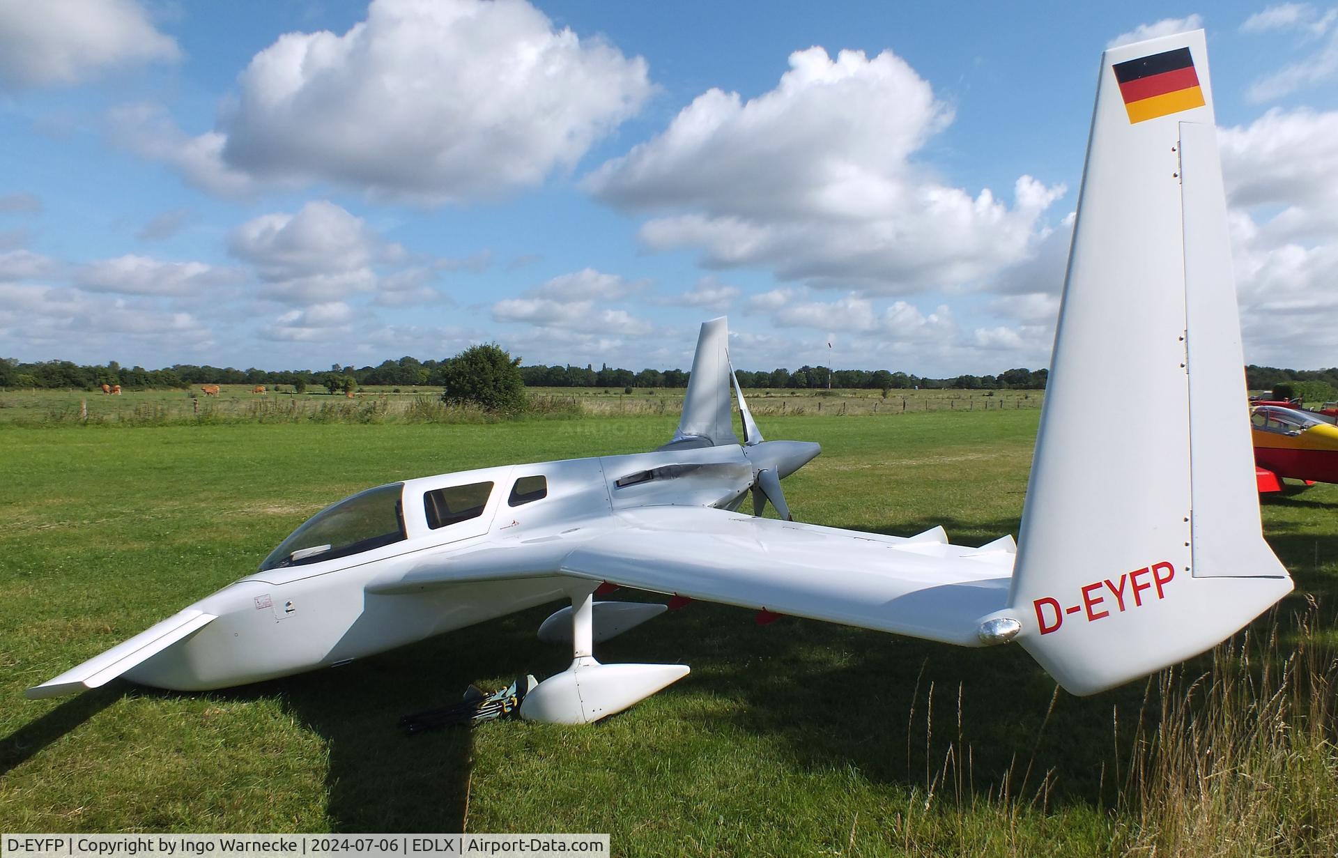 D-EYFP, Co-Z Cozy Mark III C/N 099, Co-Z Cozy Mark III at the 2024 OUV-Meeting at Wesel-Römerwardt airfield