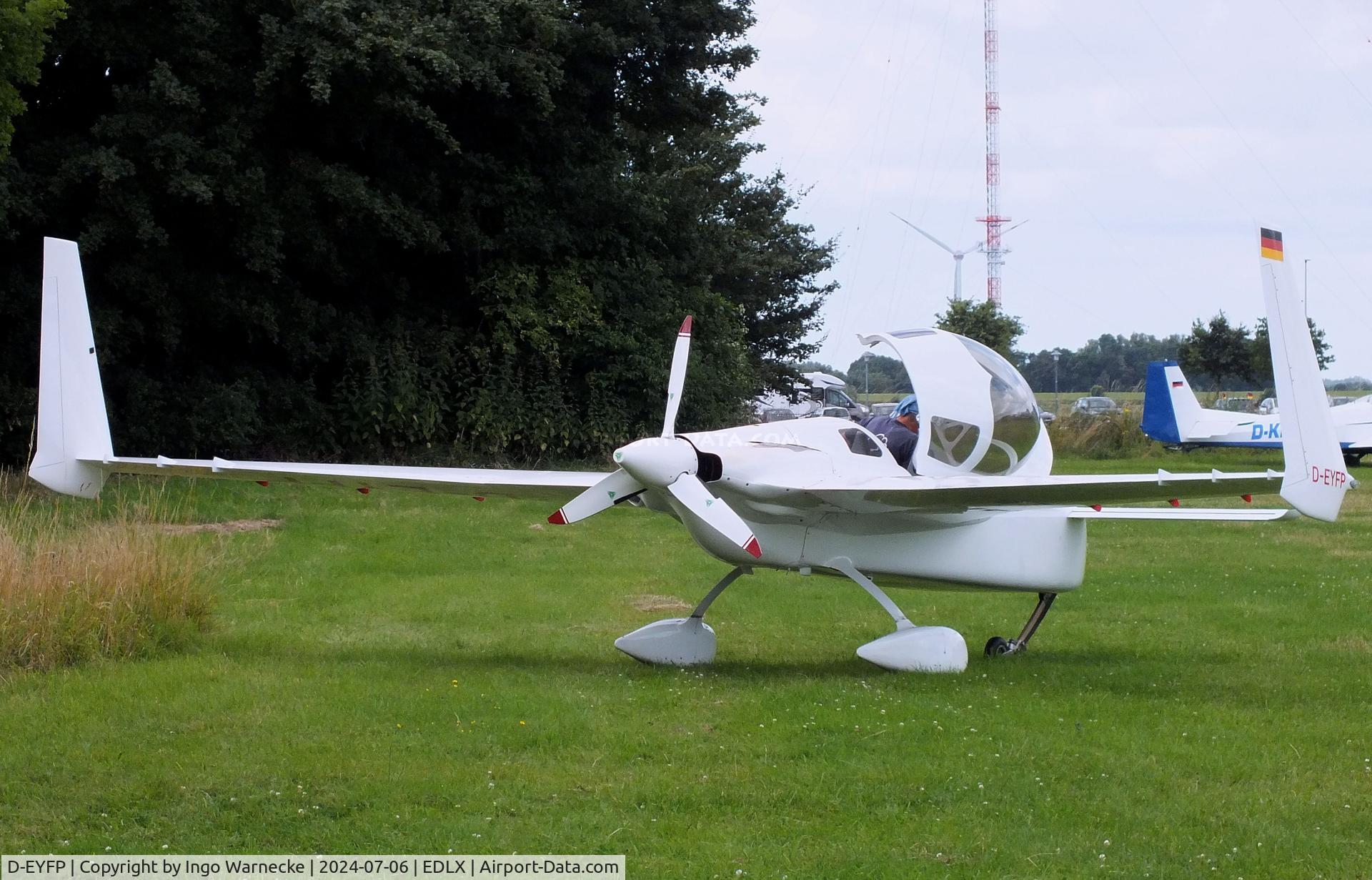 D-EYFP, Co-Z Cozy Mark III C/N 099, Co-Z Cozy Mark III at the 2024 OUV-Meeting at Wesel-Römerwardt airfield