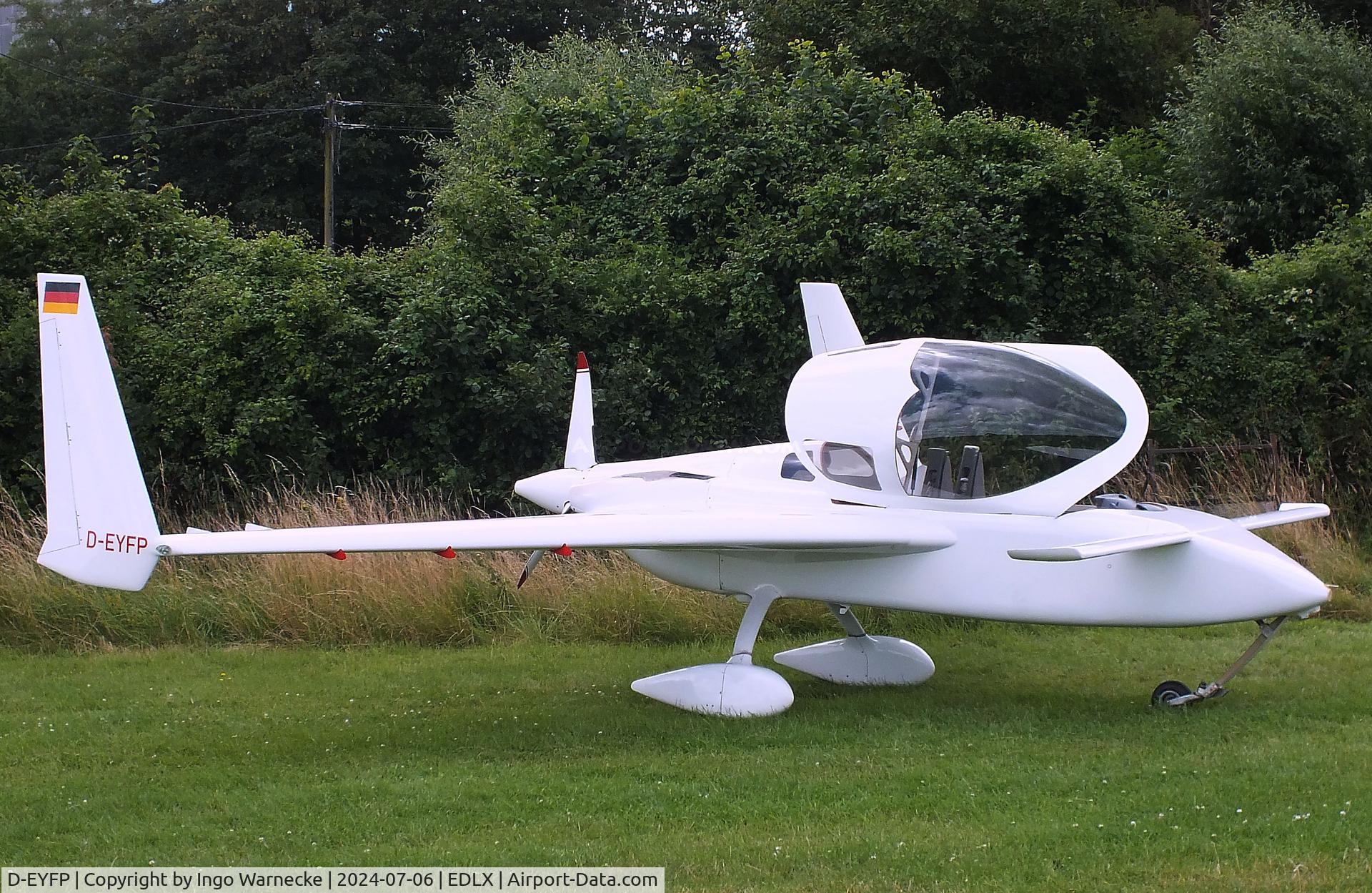 D-EYFP, Co-Z Cozy Mark III C/N 099, Co-Z Cozy Mark III at the 2024 OUV-Meeting at Wesel-Römerwardt airfield