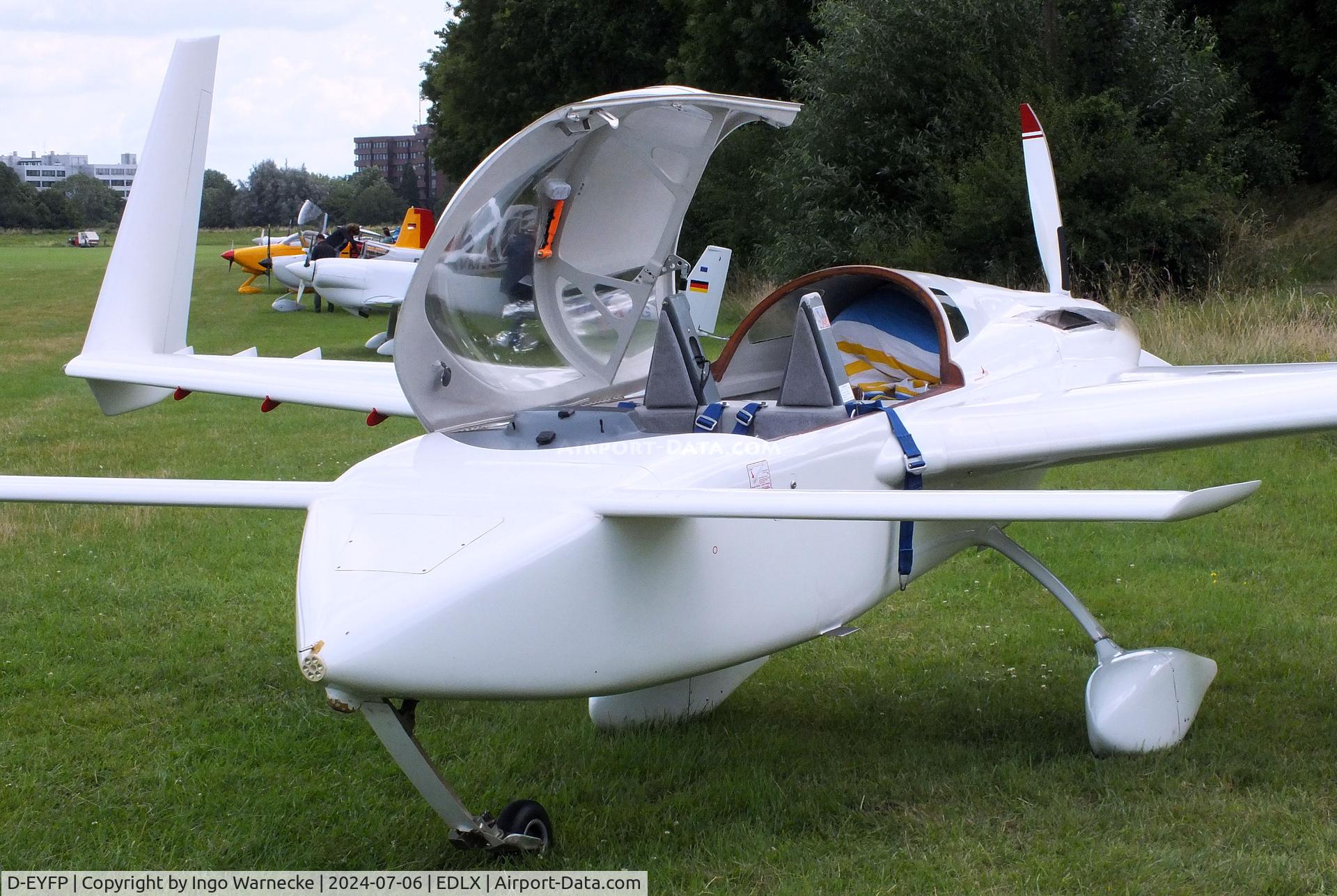 D-EYFP, Co-Z Cozy Mark III C/N 099, Co-Z Cozy Mark III at the 2024 OUV-Meeting at Wesel-Römerwardt airfield