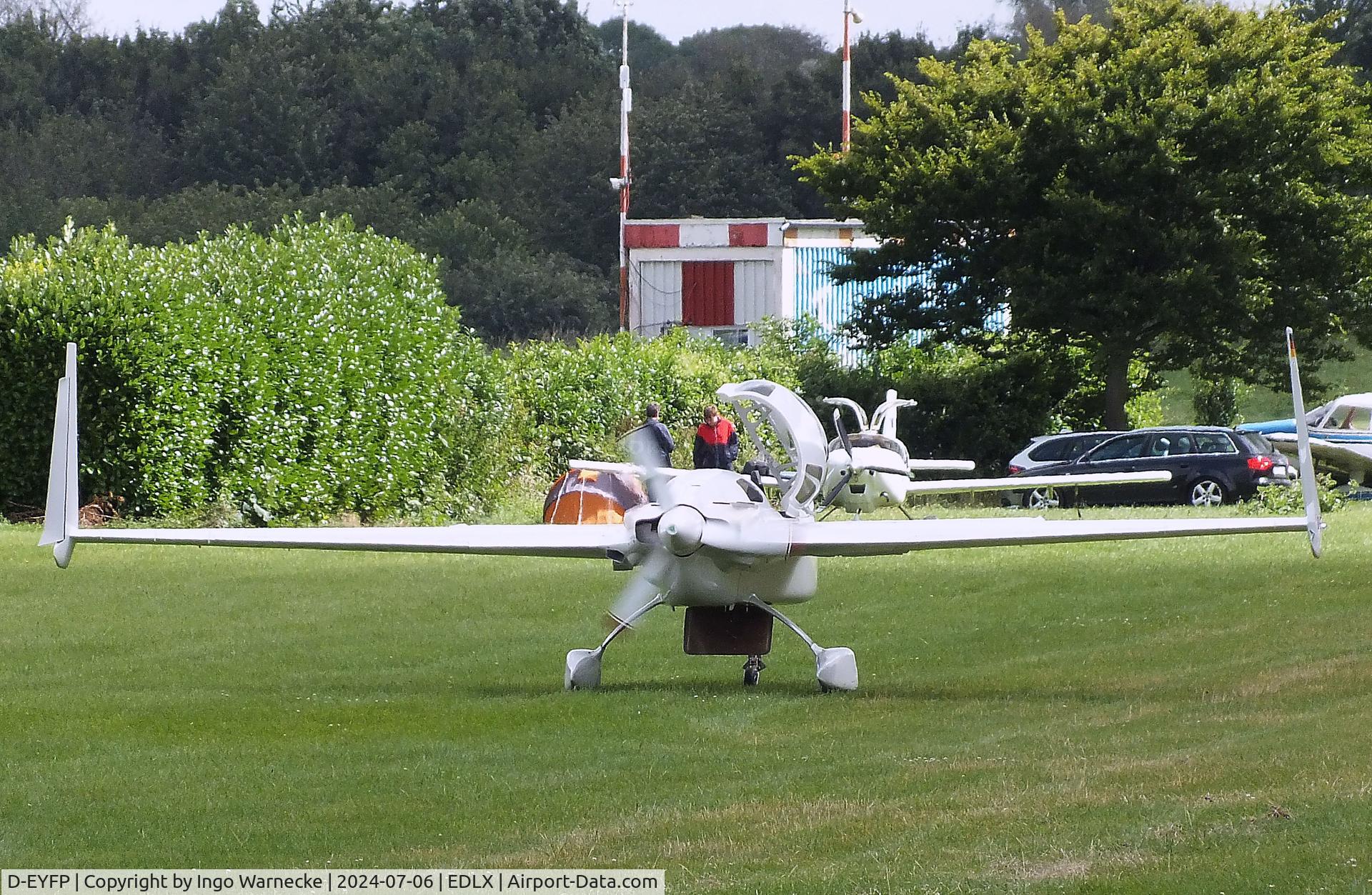 D-EYFP, Co-Z Cozy Mark III C/N 099, Co-Z Cozy Mark III at the 2024 OUV-Meeting at Wesel-Römerwardt airfield