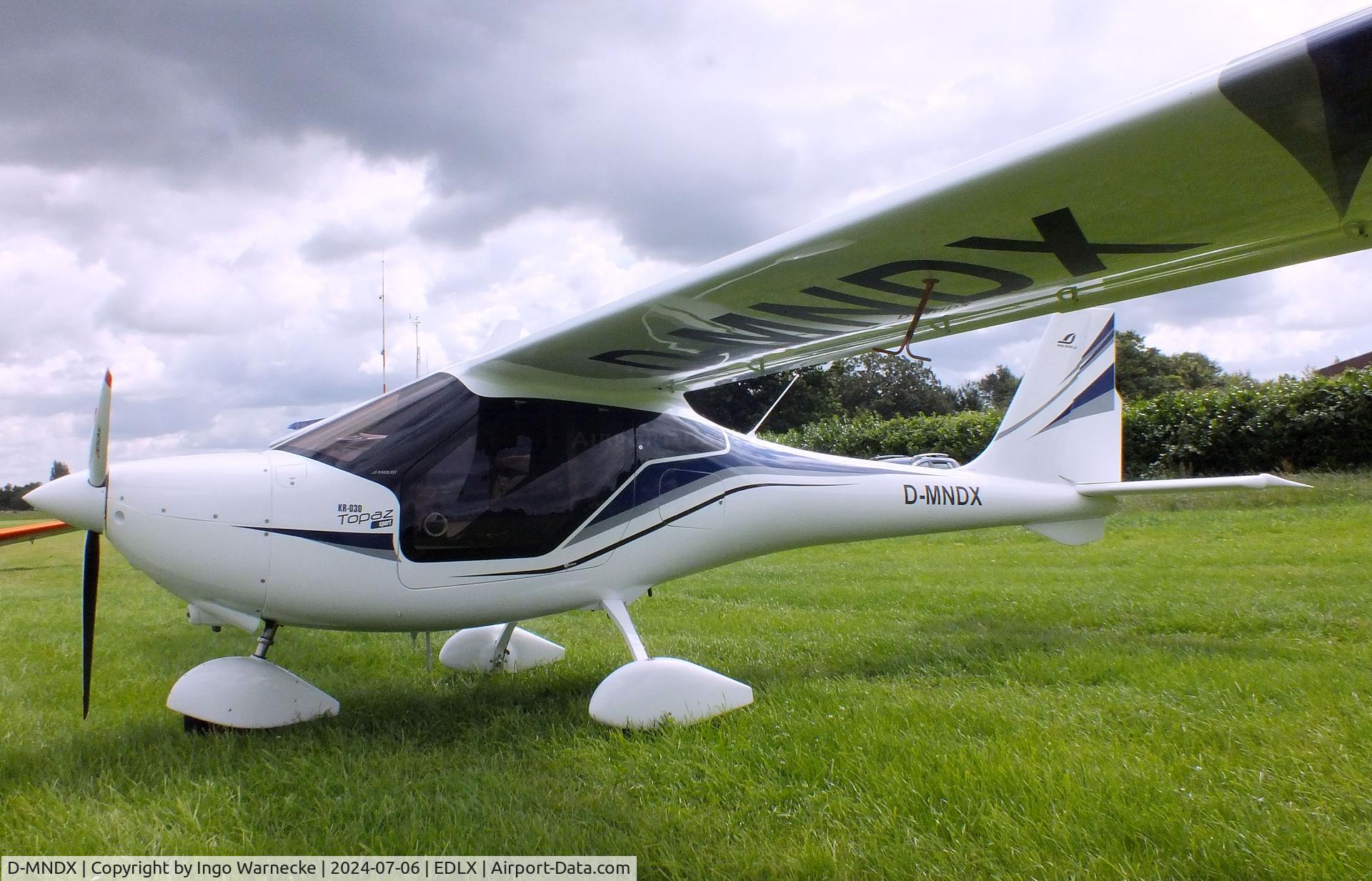D-MNDX, 2022 Ekolot KR-030 Topaz Sport C/N 30-12-02, Ekolot KR-030 Topaz Sport at Wesel-Römerwardt airfield
