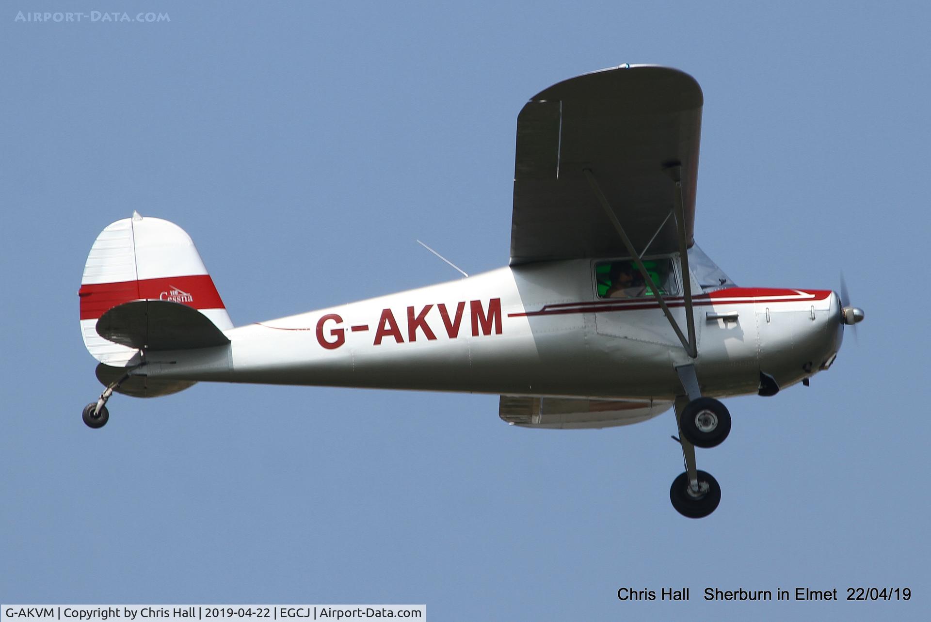 G-AKVM, 1947 Cessna 120 C/N 13431, Sherburn in Elmet