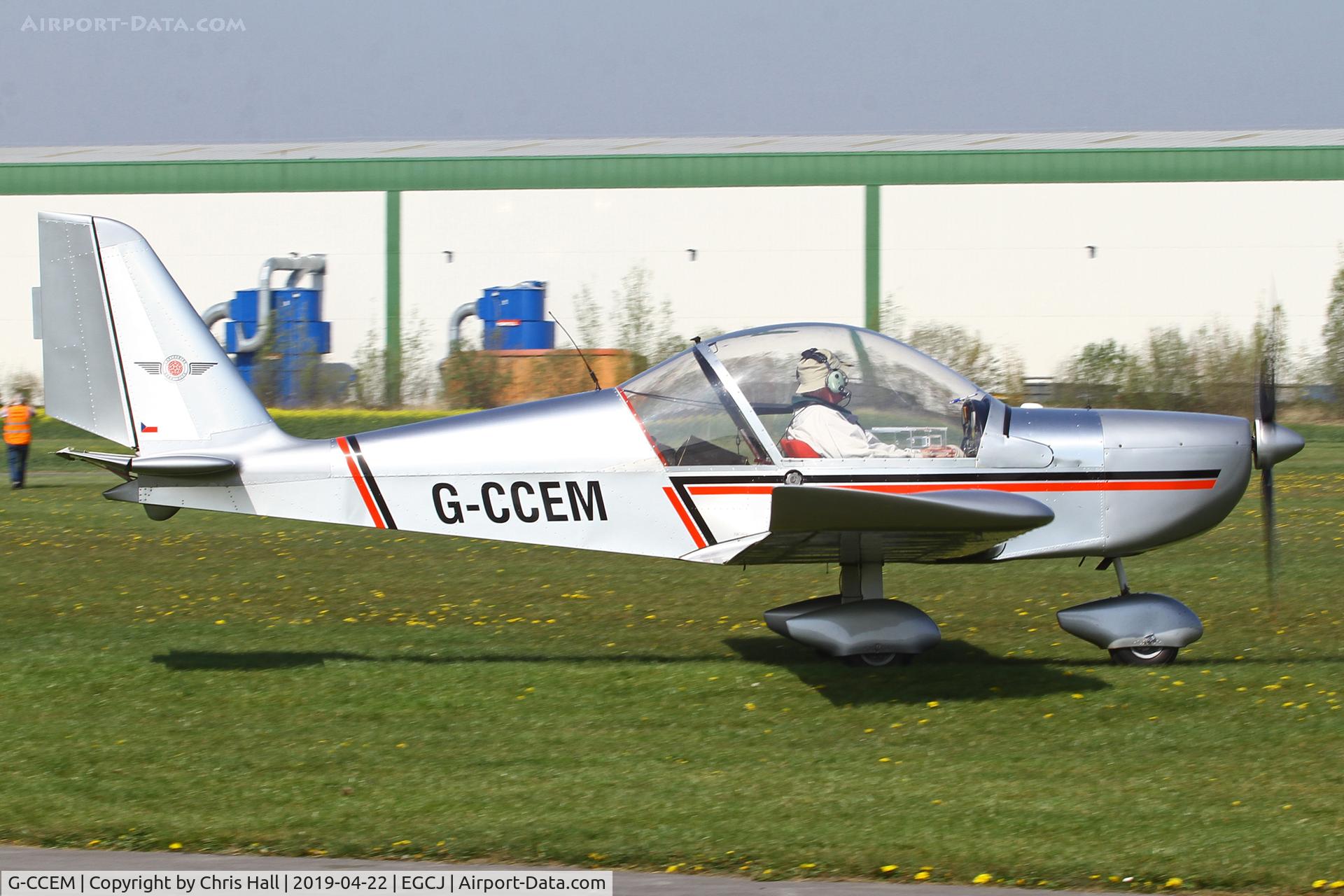 G-CCEM, 2003 Aerotechnik EV-97A Eurostar C/N PFA 315-13987, Sherburn in Elmet