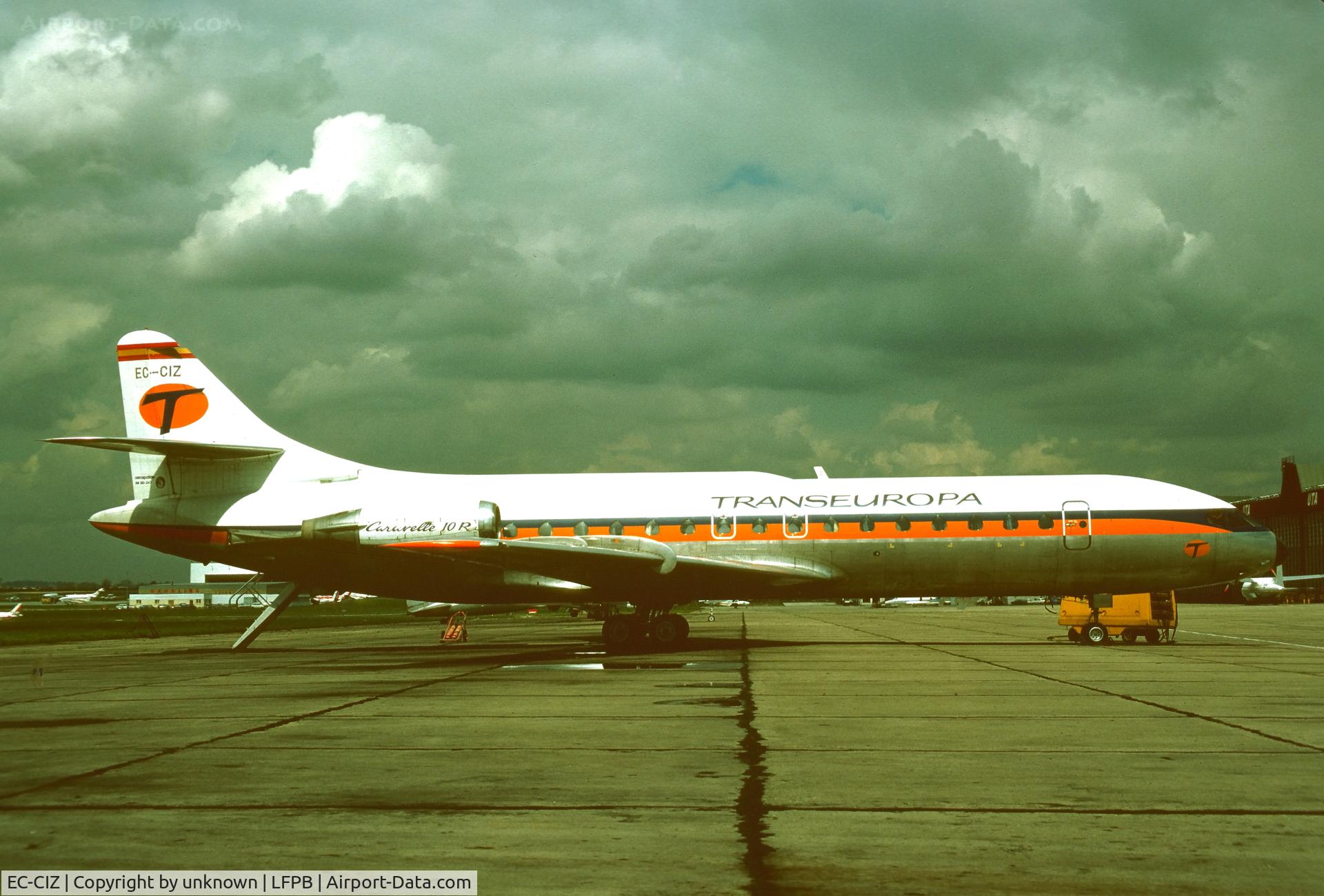 EC-CIZ, 1968 Sud Aviation SE-210 Caravelle 10R C/N 247, Paris 9.1977