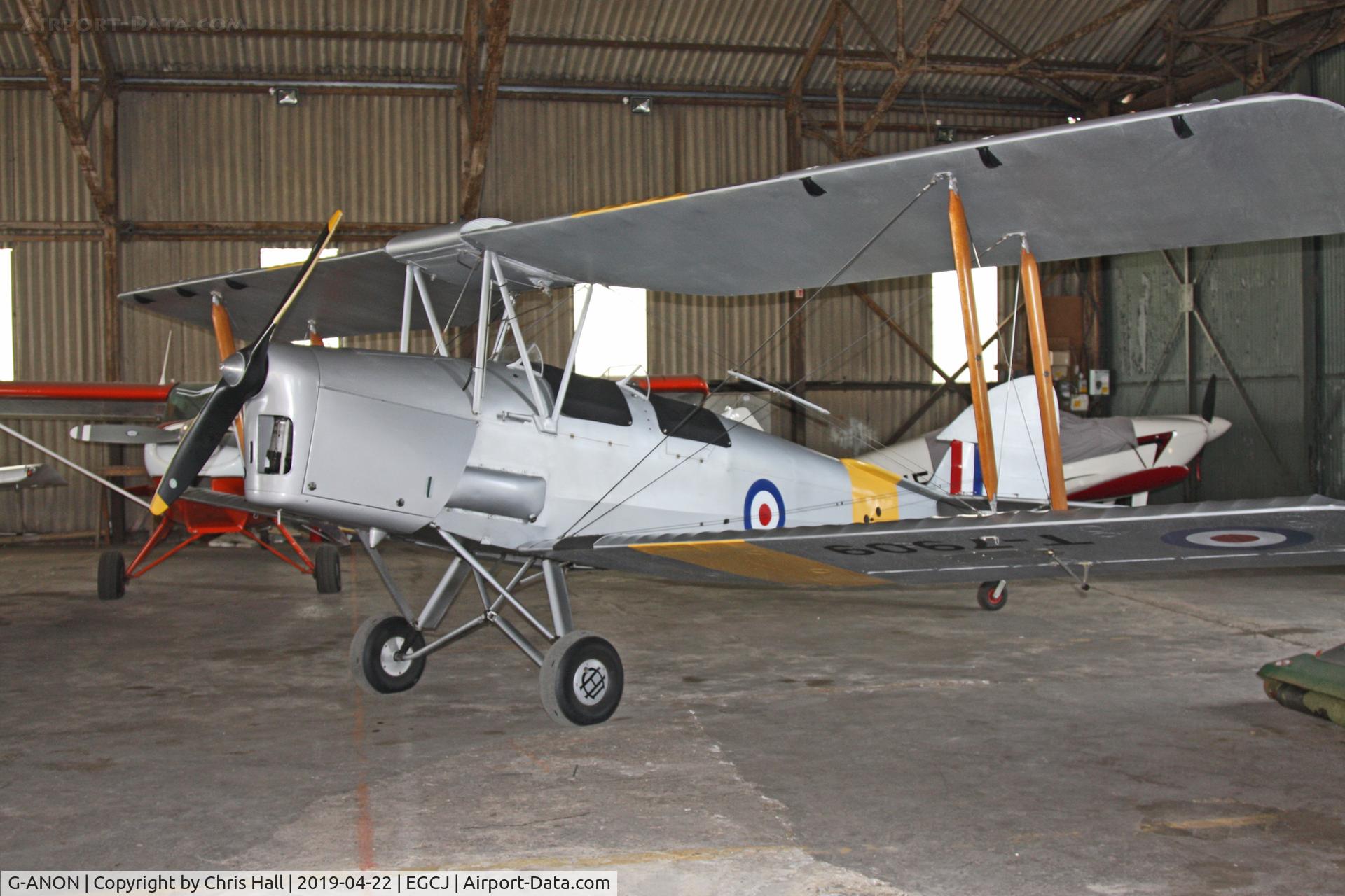 G-ANON, 1941 De Havilland DH-82A Tiger Moth II C/N 84270, Sherburn in Elmet