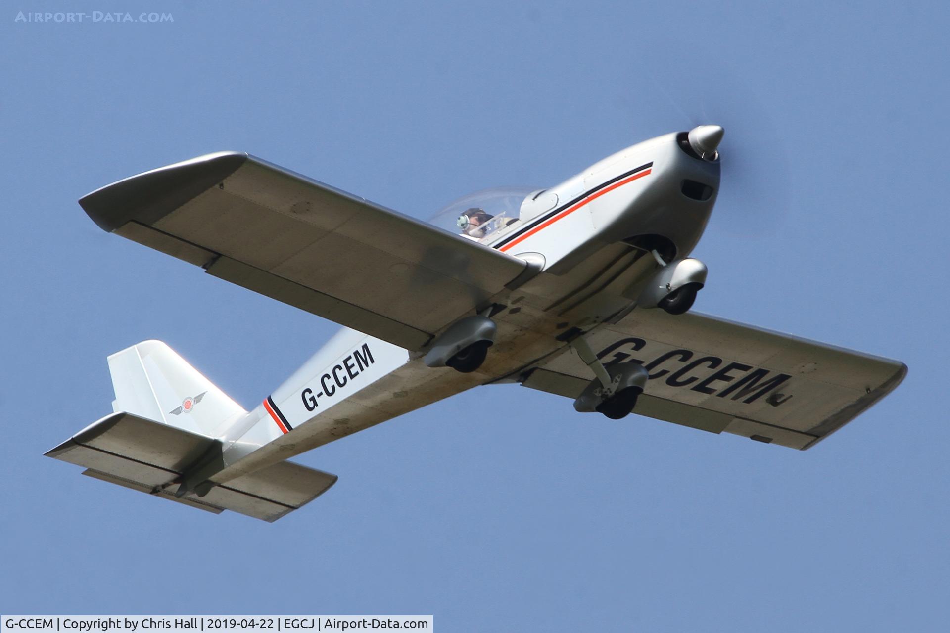 G-CCEM, 2003 Aerotechnik EV-97A Eurostar C/N PFA 315-13987, Sherburn in Elmet