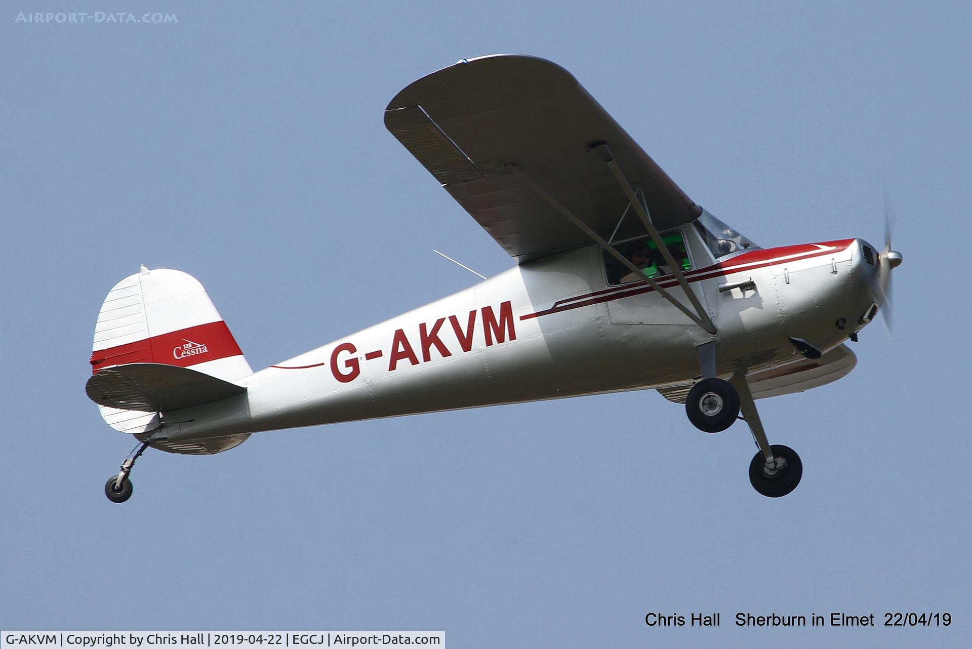 G-AKVM, 1947 Cessna 120 C/N 13431, Sherburn in Elmet