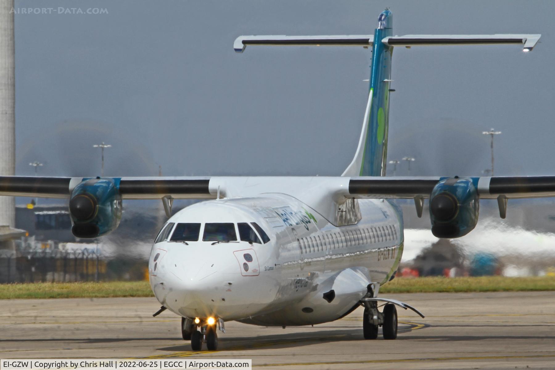 EI-GZW, 2017 ATR 72-600 C/N 1464, Manchester