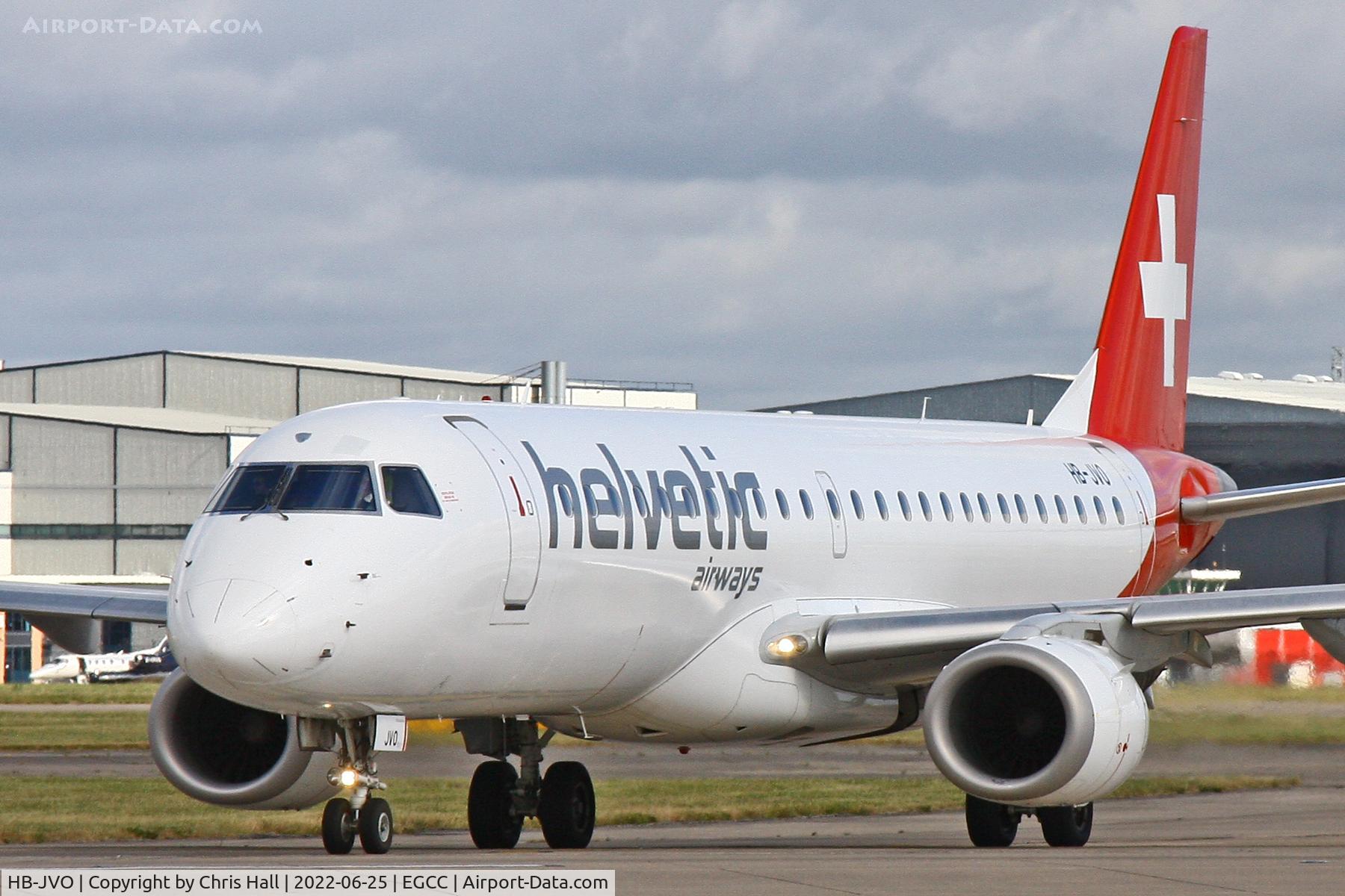 HB-JVO, 2009 Embraer 190LR (ERJ-190-100LR) C/N 19000294, Manchester