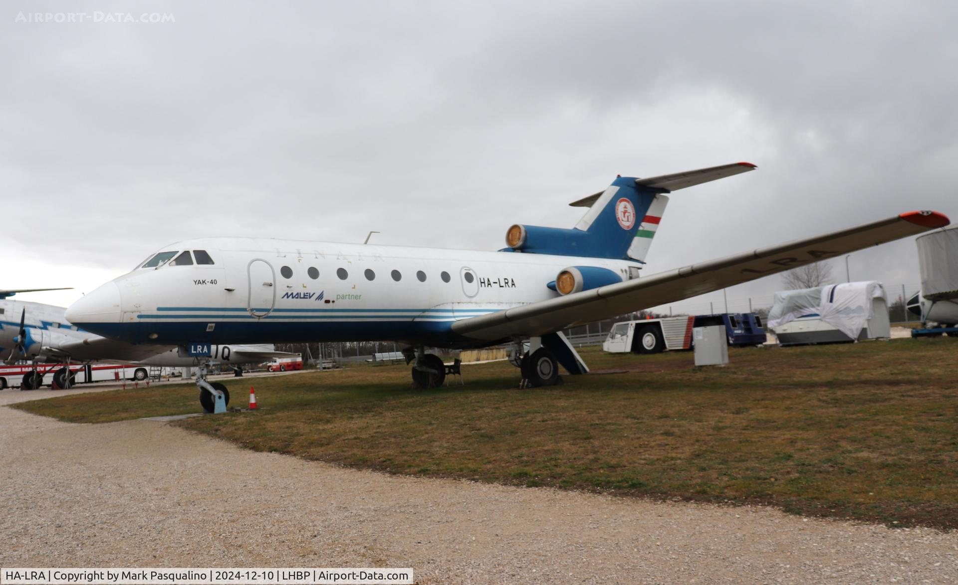 HA-LRA, 1974 Yakovlev Yak-40 C/N 9440837, Yakolev YAak-40