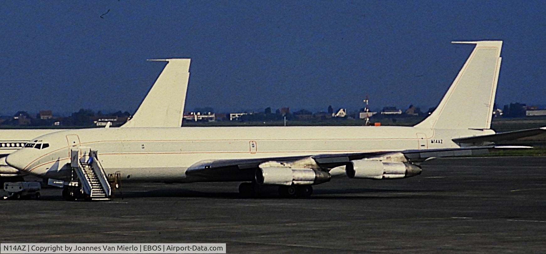 N14AZ, 1967 Boeing 707-336C C/N 19498, ex-slide