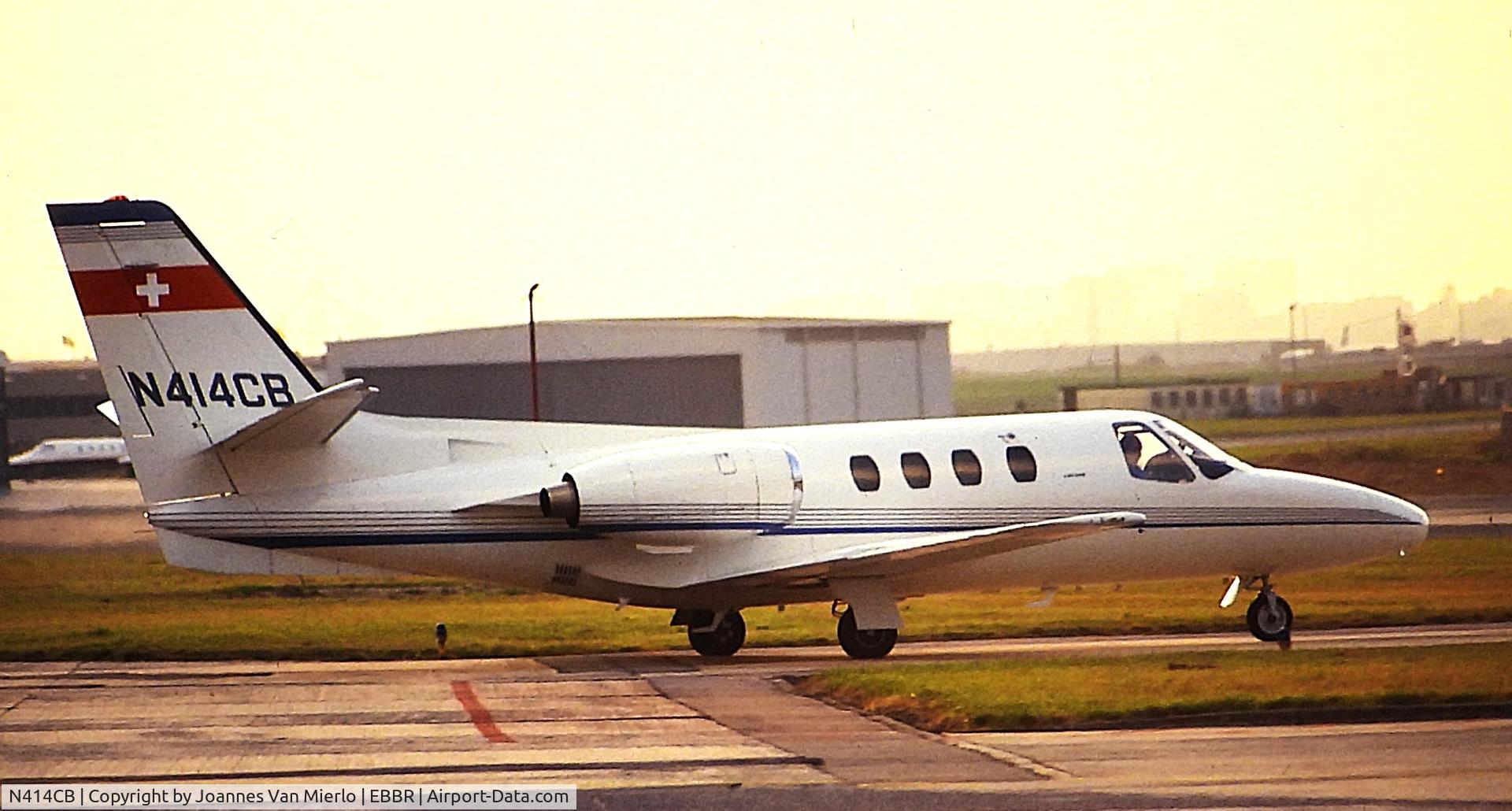 N414CB, Cessna 501SP C/N 501-0179, ex-slide