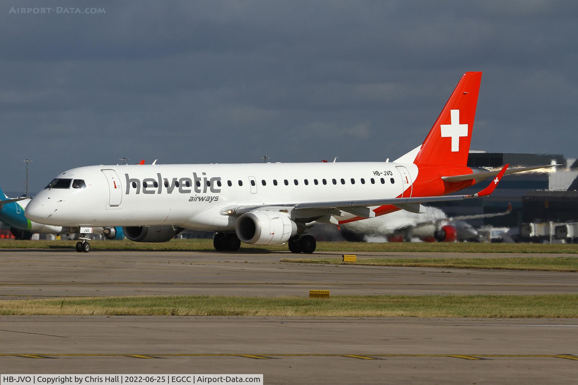 HB-JVO, 2009 Embraer 190LR (ERJ-190-100LR) C/N 19000294, Manchester