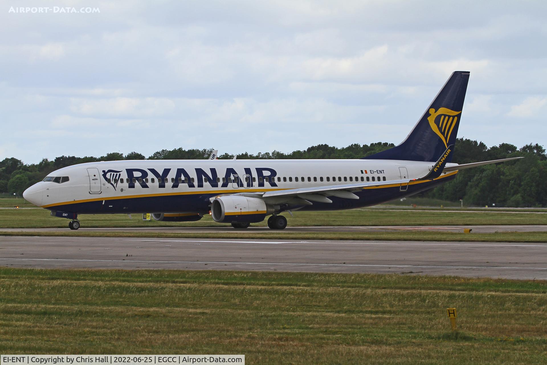 EI-ENT, 2010 Boeing 737-8AS C/N 35040, Manchester