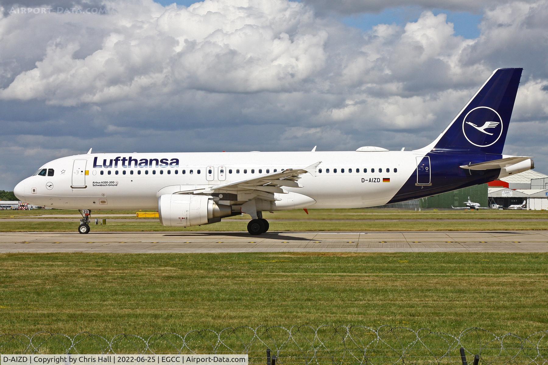 D-AIZD, 2010 Airbus A320-214 C/N 4191, Manchester