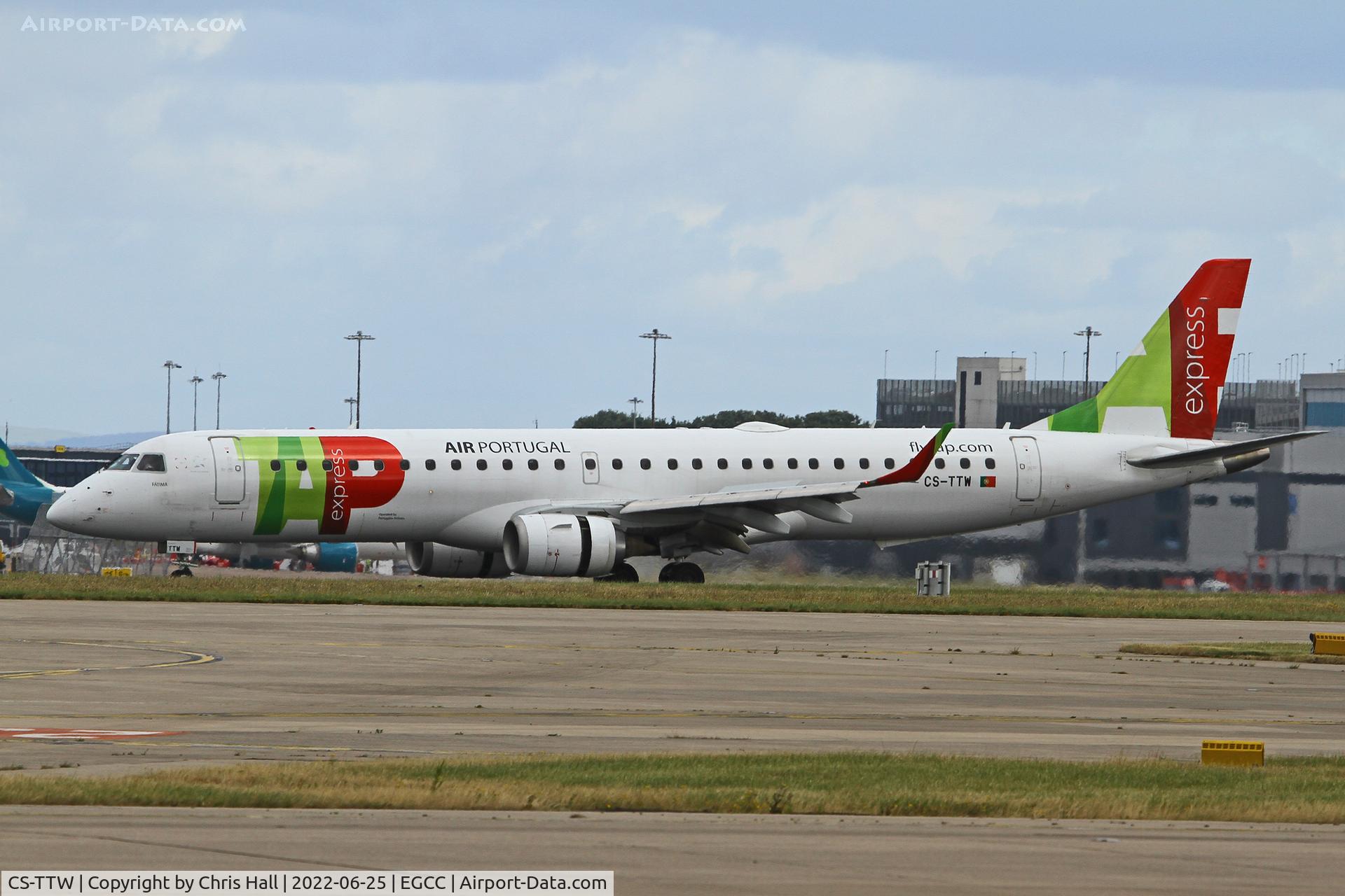 CS-TTW, 2010 Embraer 195LR (ERJ-190-200LR) C/N 19000407, Manchester