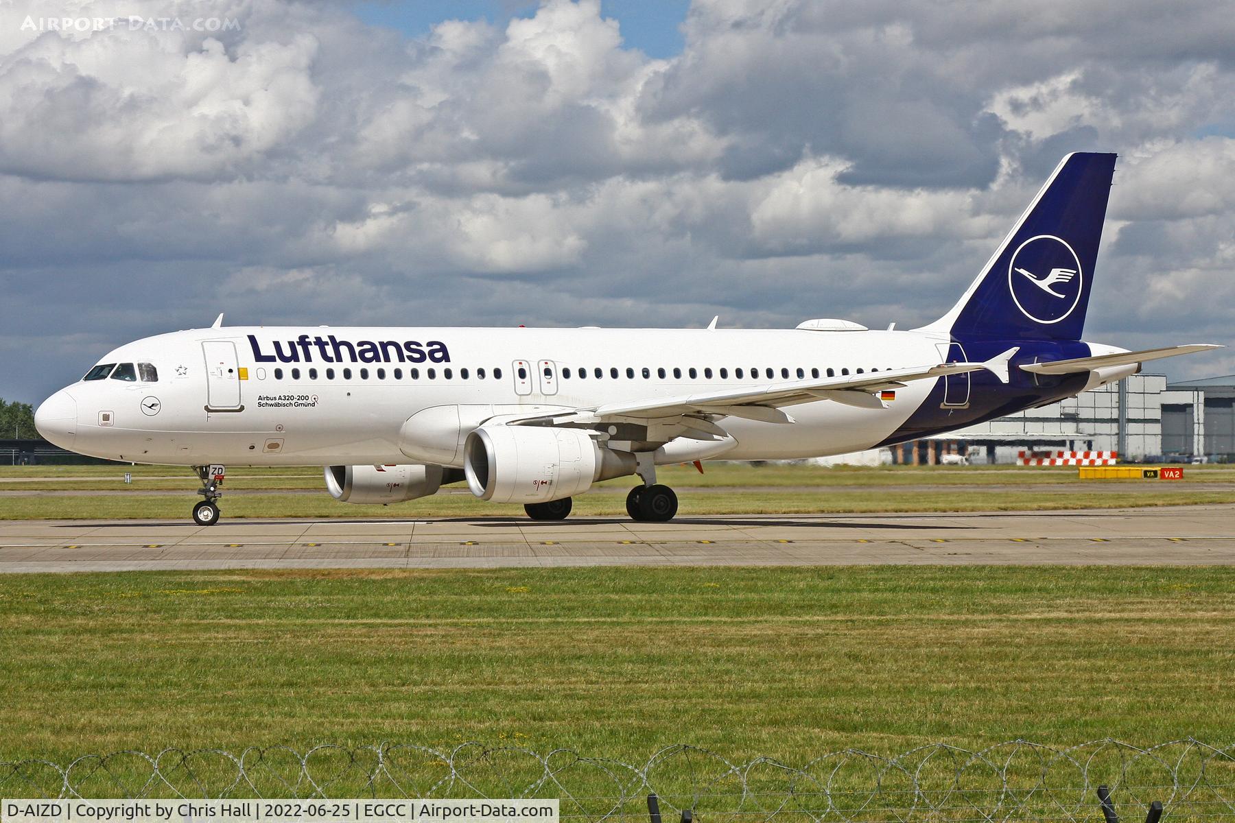 D-AIZD, 2010 Airbus A320-214 C/N 4191, Manchester