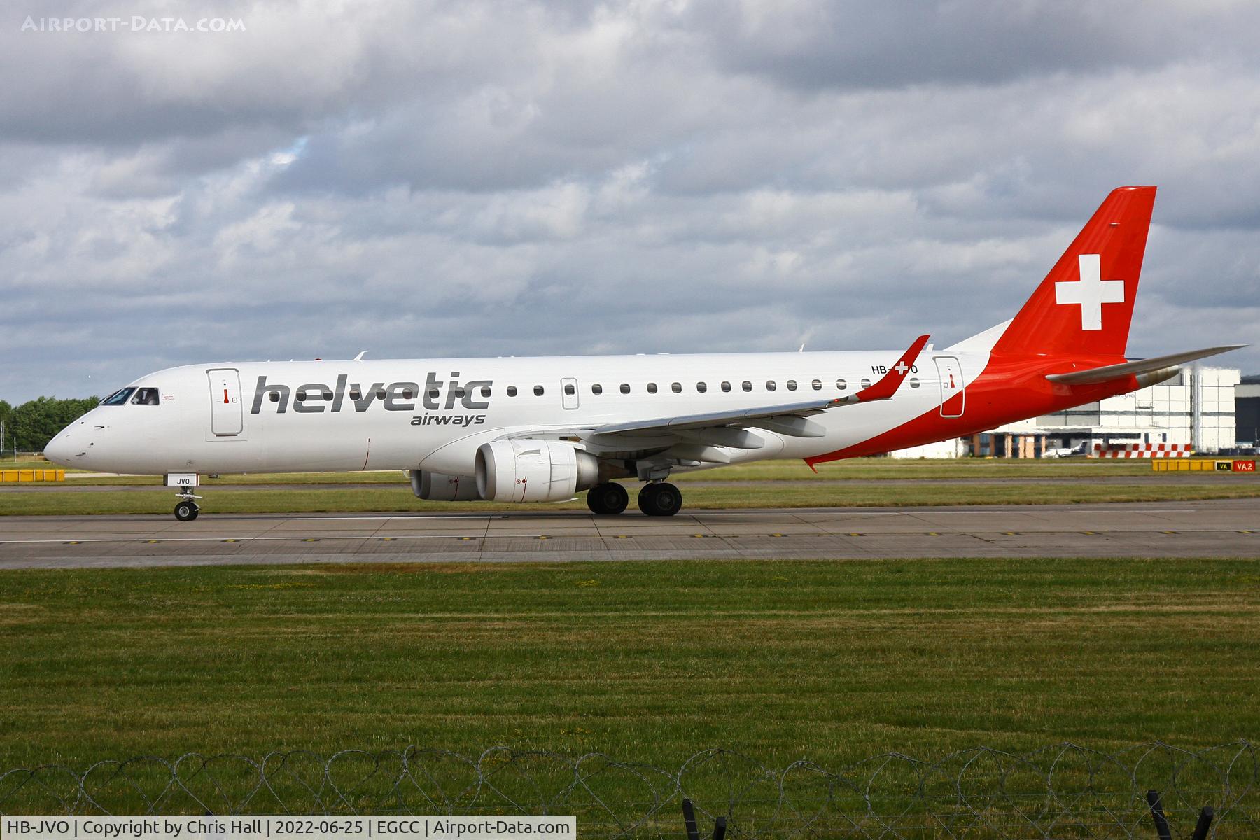 HB-JVO, 2009 Embraer 190LR (ERJ-190-100LR) C/N 19000294, Manchester