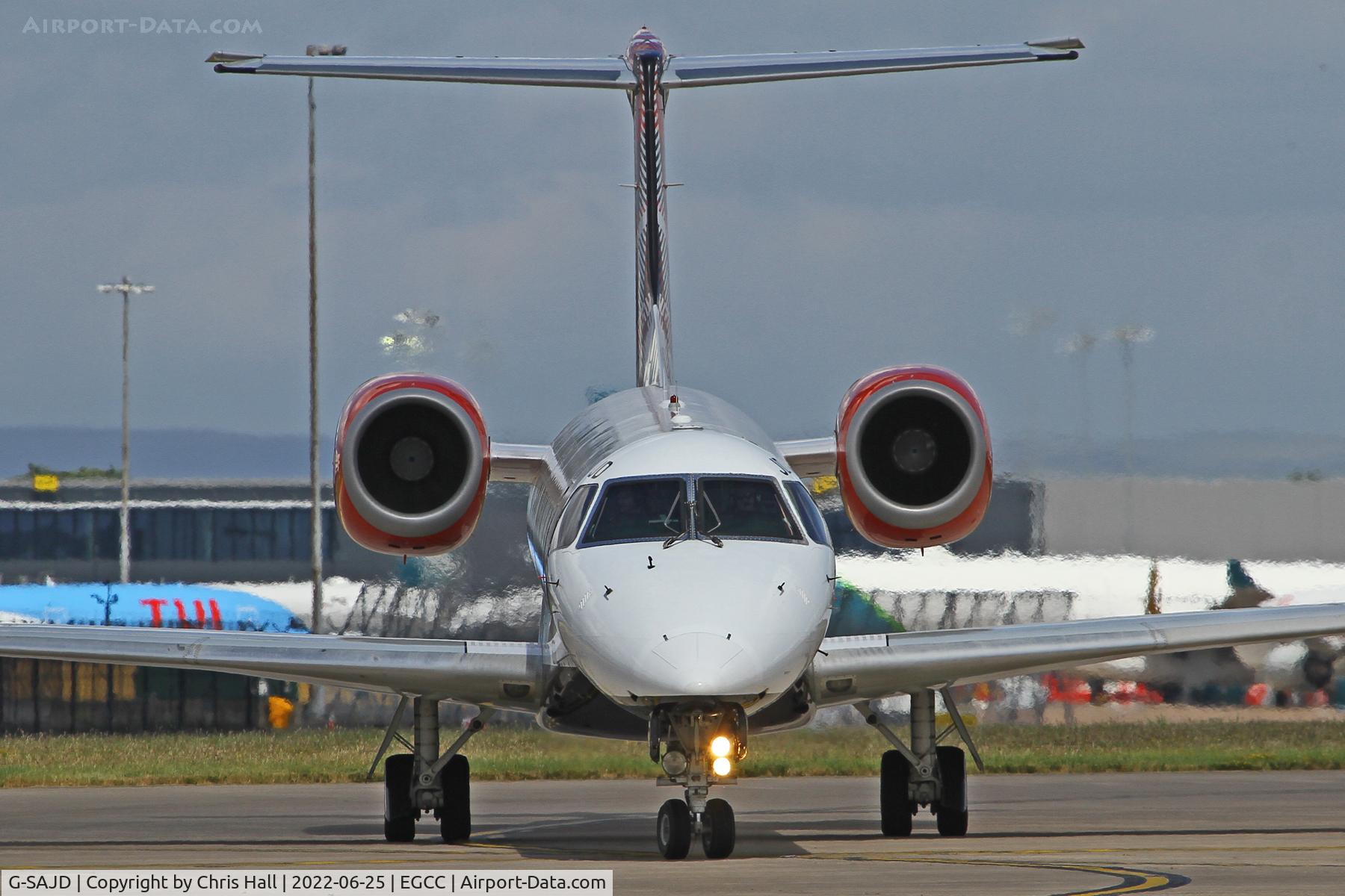 G-SAJD, 2001 Embraer EMB-145EP (ERJ-145EP) C/N 145454, Manchester