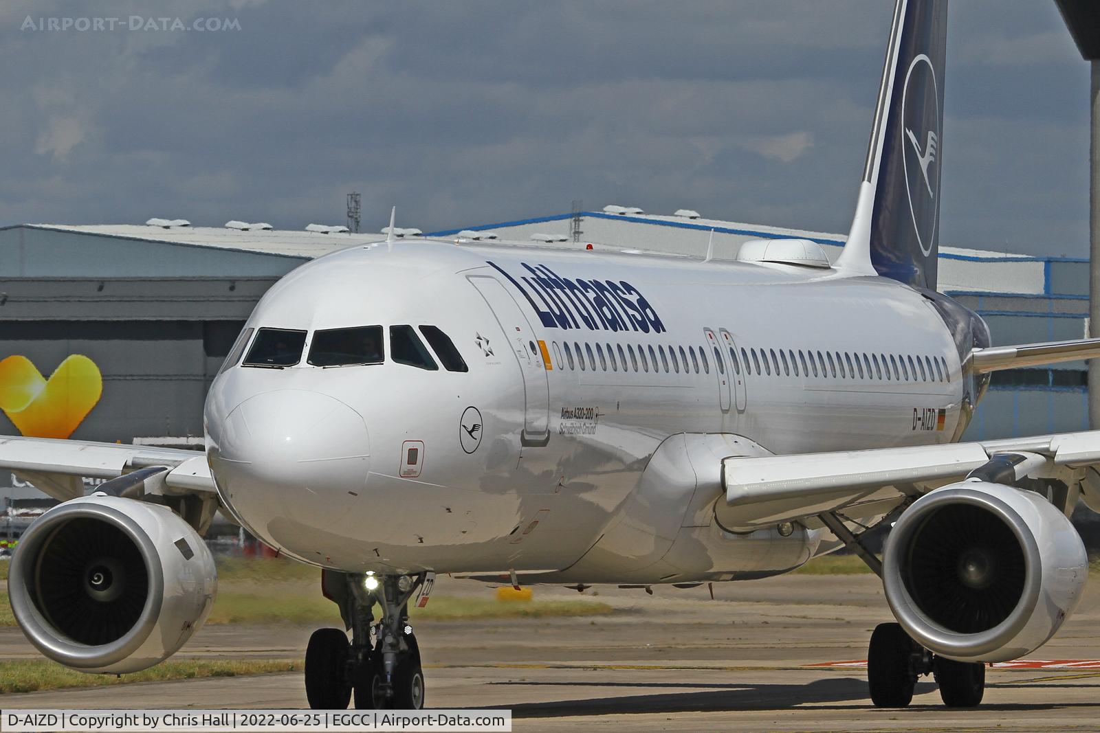 D-AIZD, 2010 Airbus A320-214 C/N 4191, Manchester