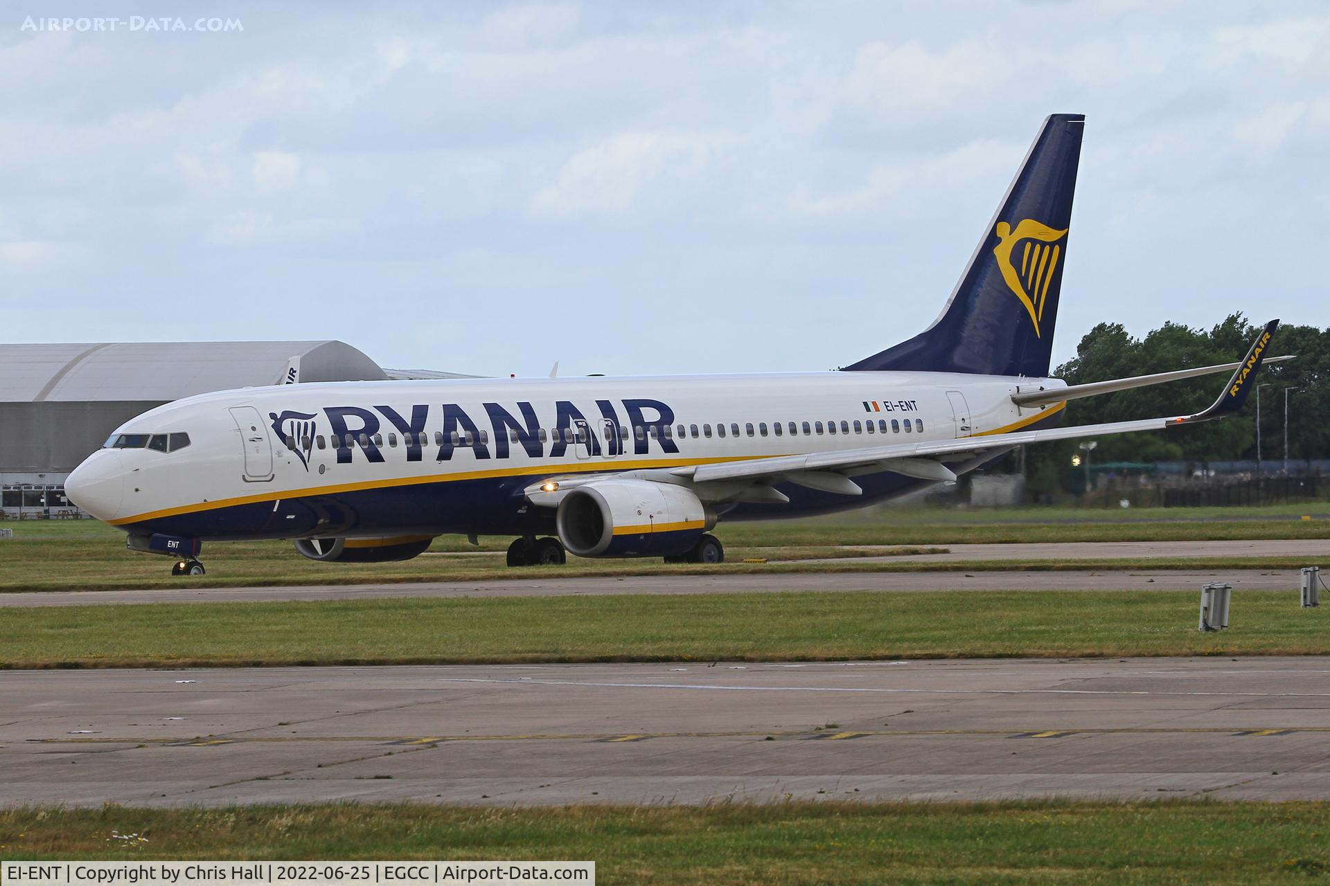 EI-ENT, 2010 Boeing 737-8AS C/N 35040, Manchester