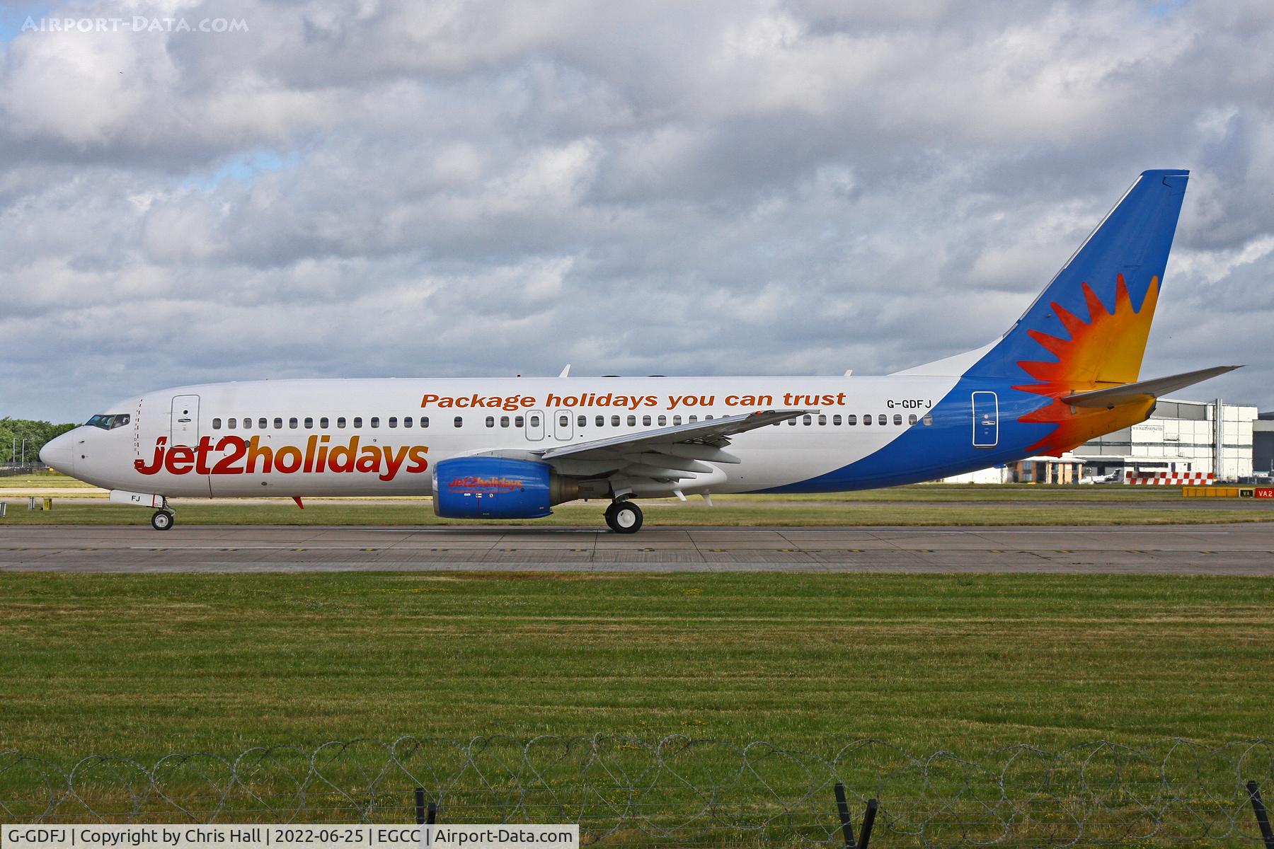 G-GDFJ, 2000 Boeing 737-804 C/N 28229, Manchester