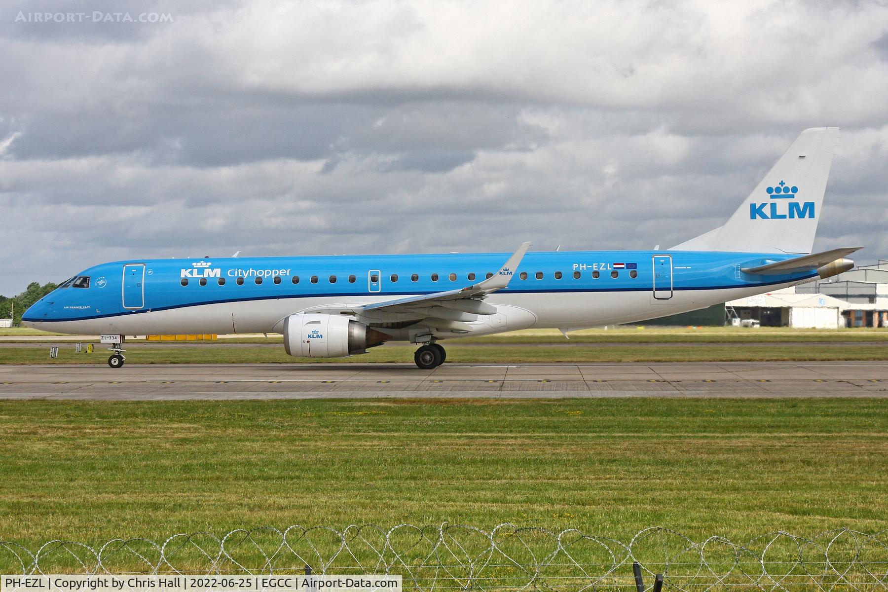 PH-EZL, 2010 Embraer 190LR (ERJ-190-100LR) C/N 19000334, Manchester