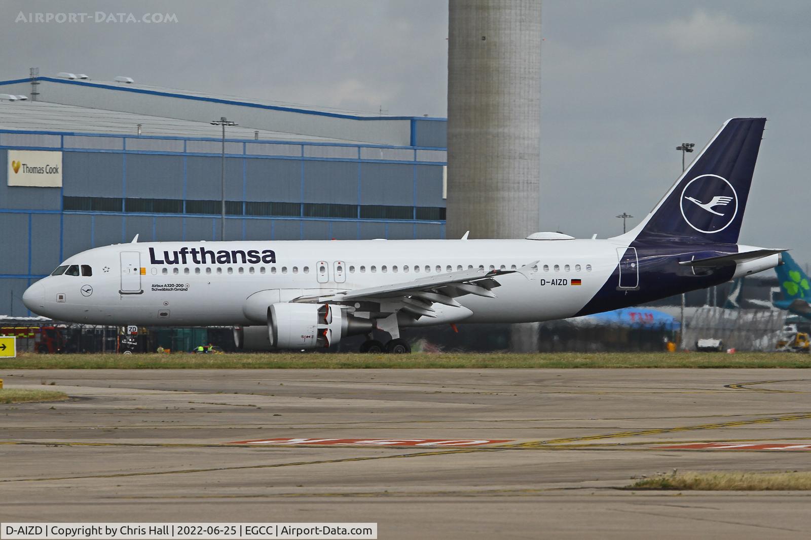 D-AIZD, 2010 Airbus A320-214 C/N 4191, Manchester
