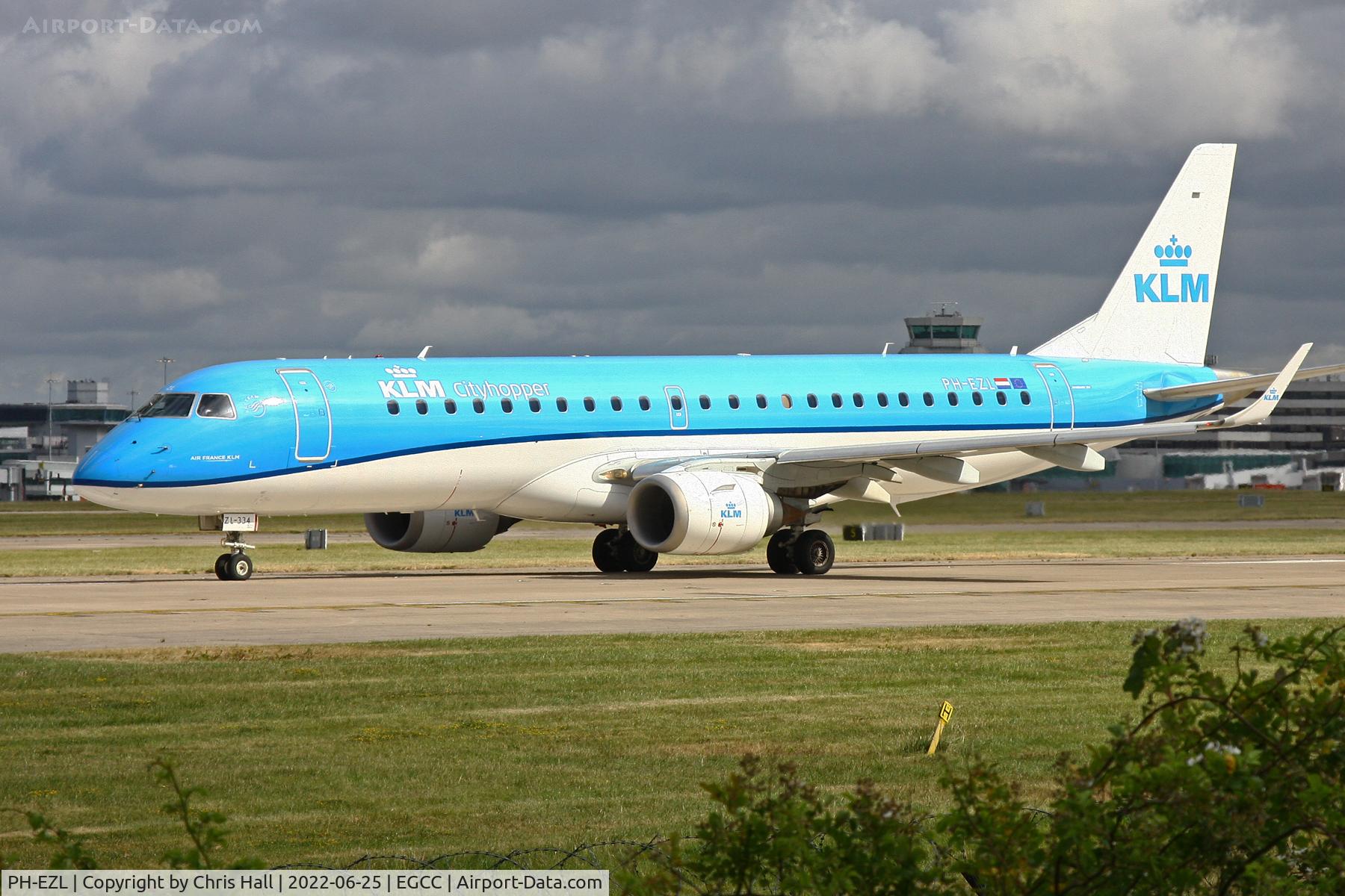 PH-EZL, 2010 Embraer 190LR (ERJ-190-100LR) C/N 19000334, Manchester