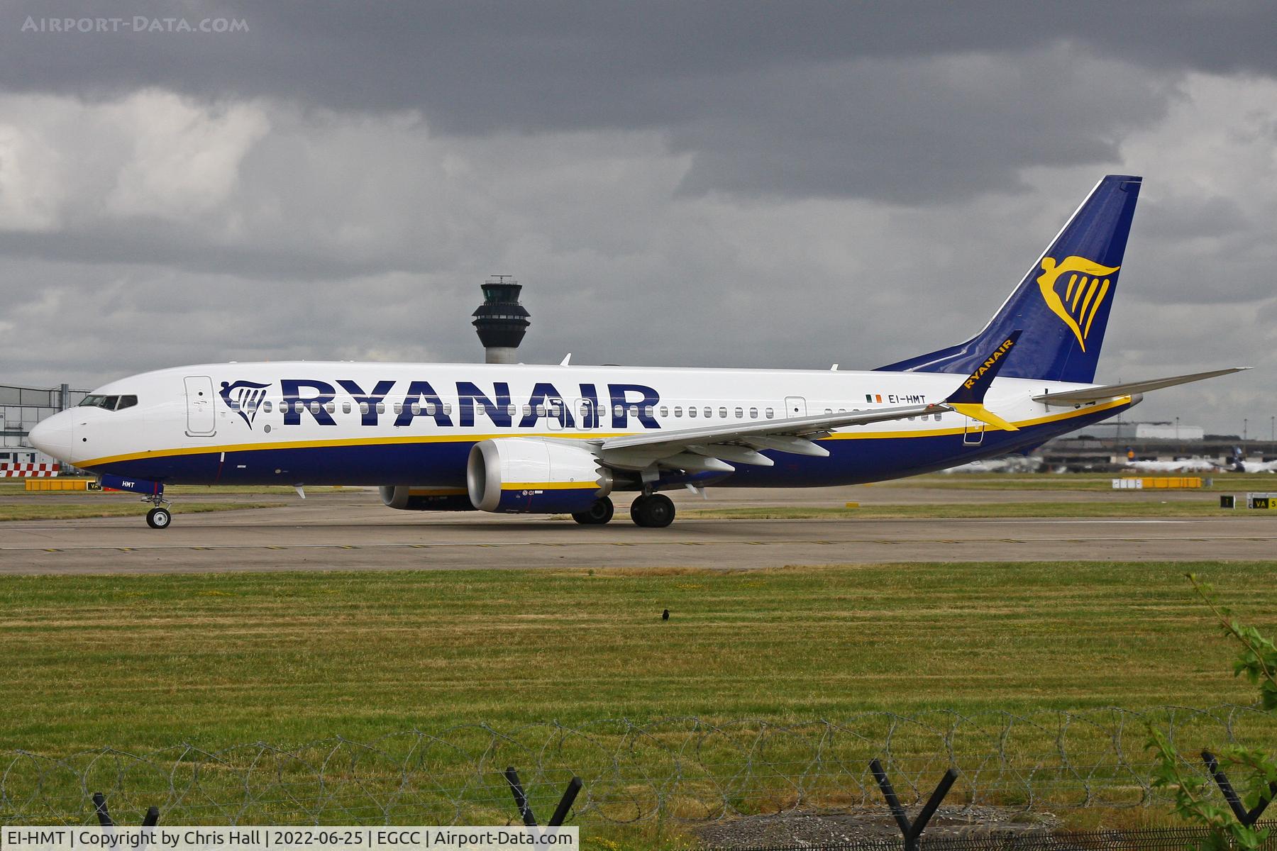 EI-HMT, 2022 Boeing 737 MAX 8-200 C/N 65892, Manchester