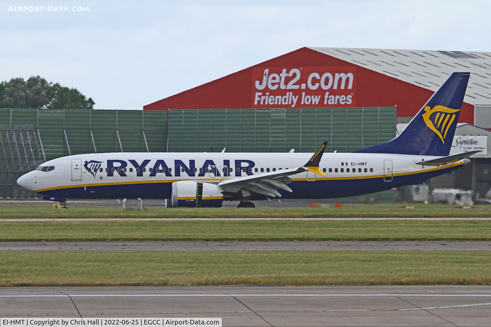 EI-HMT, 2022 Boeing 737 MAX 8-200 C/N 65892, Manchester