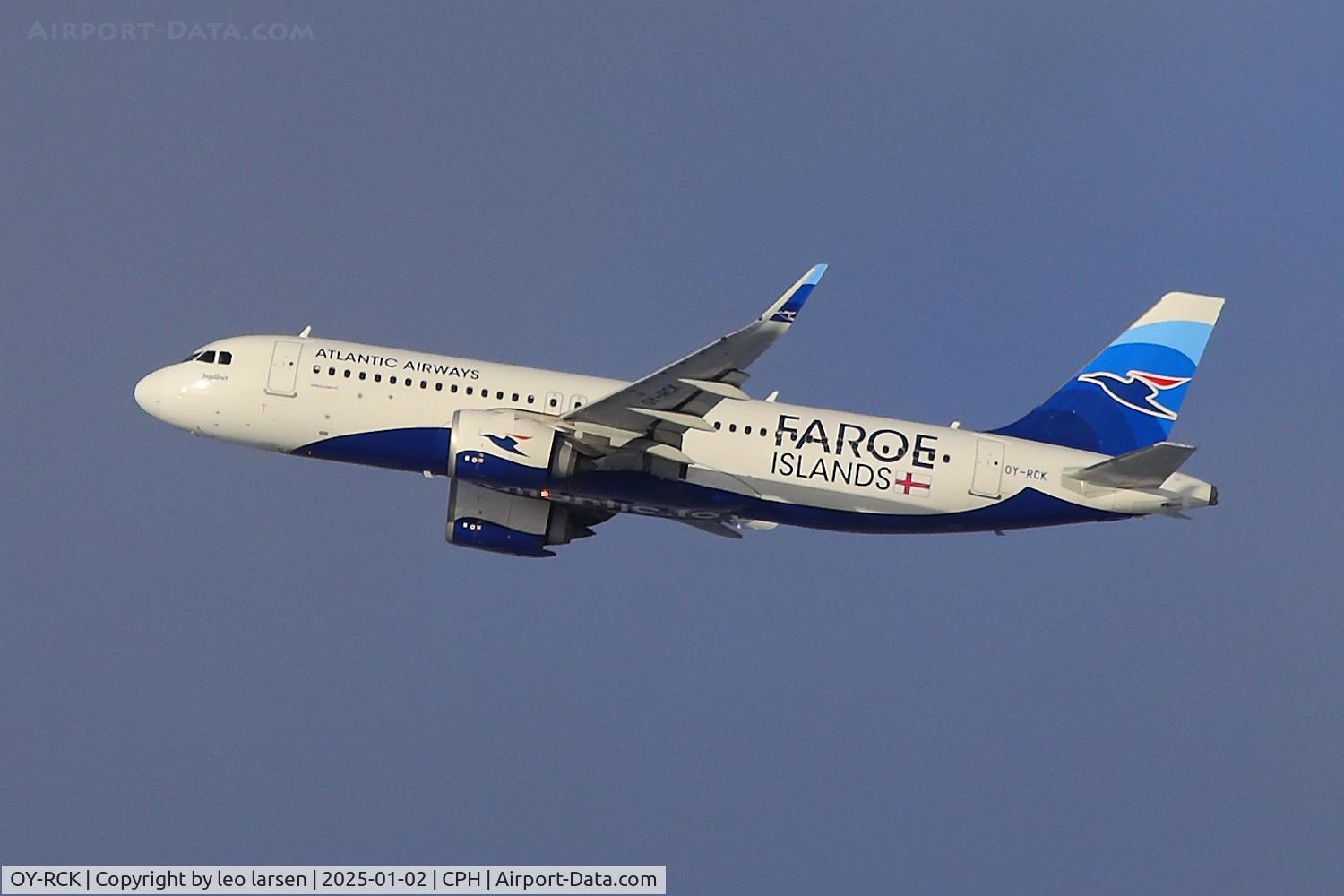 OY-RCK, 2019 Airbus A320-251N C/N 8918, Copenhagen 2.1.2025