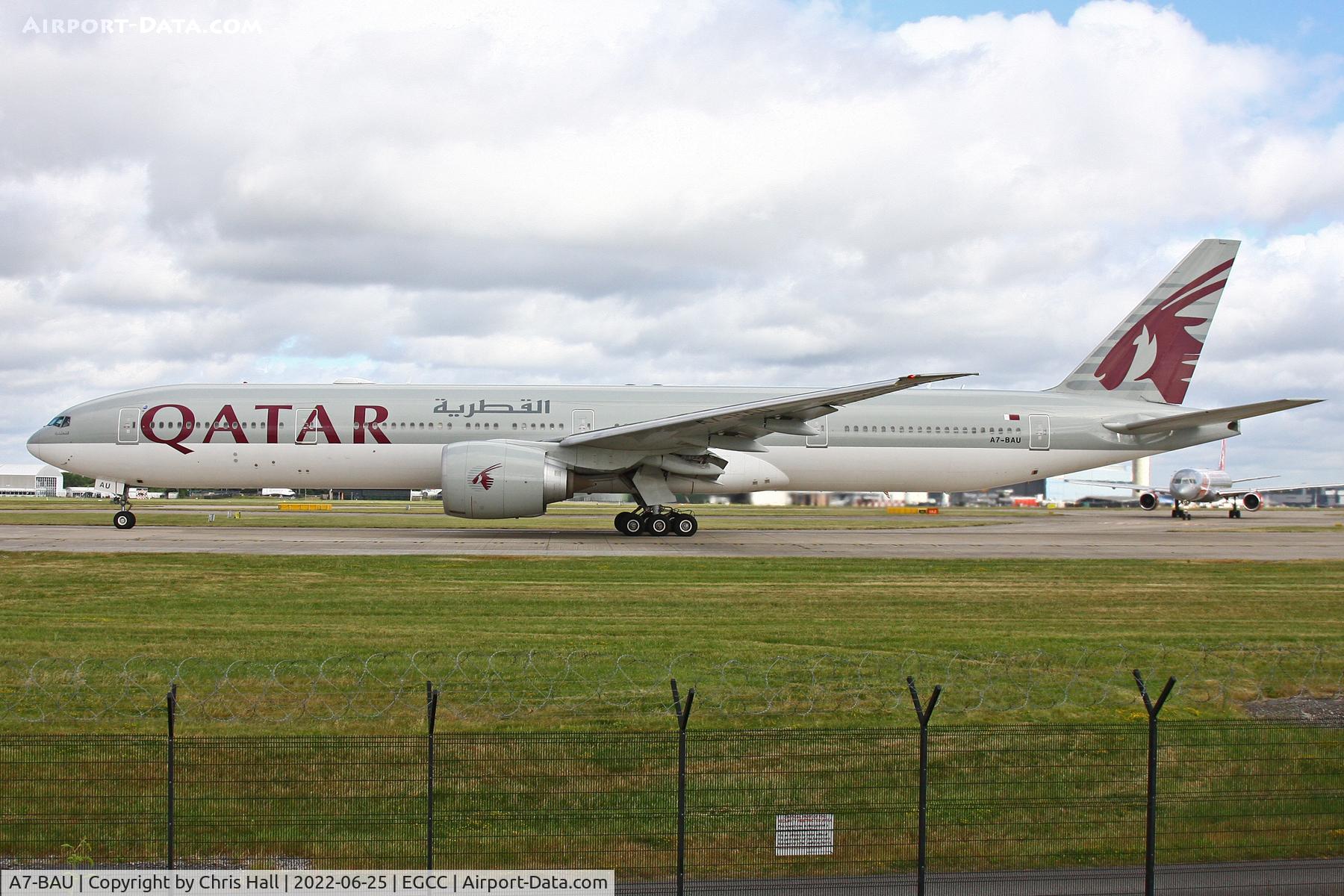 A7-BAU, 2013 Boeing 777-3DZ/ER C/N 41739, Manchester