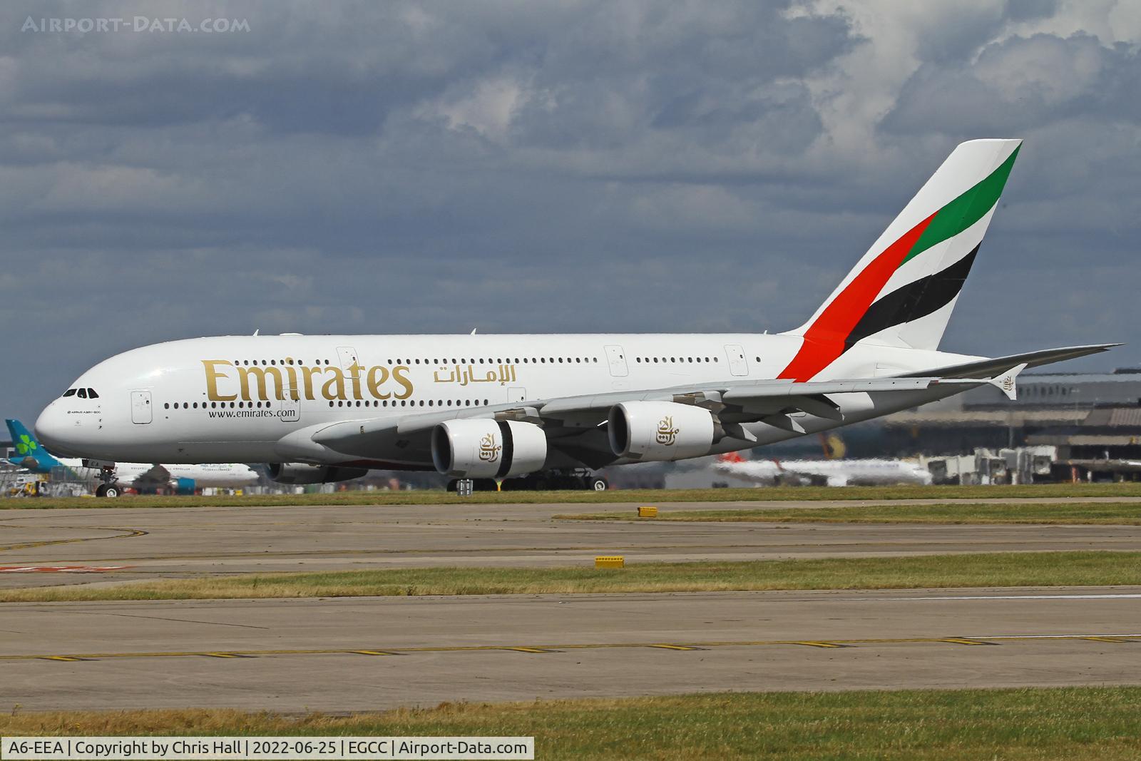 A6-EEA, 2012 Airbus A380-861 C/N 108, Manchester