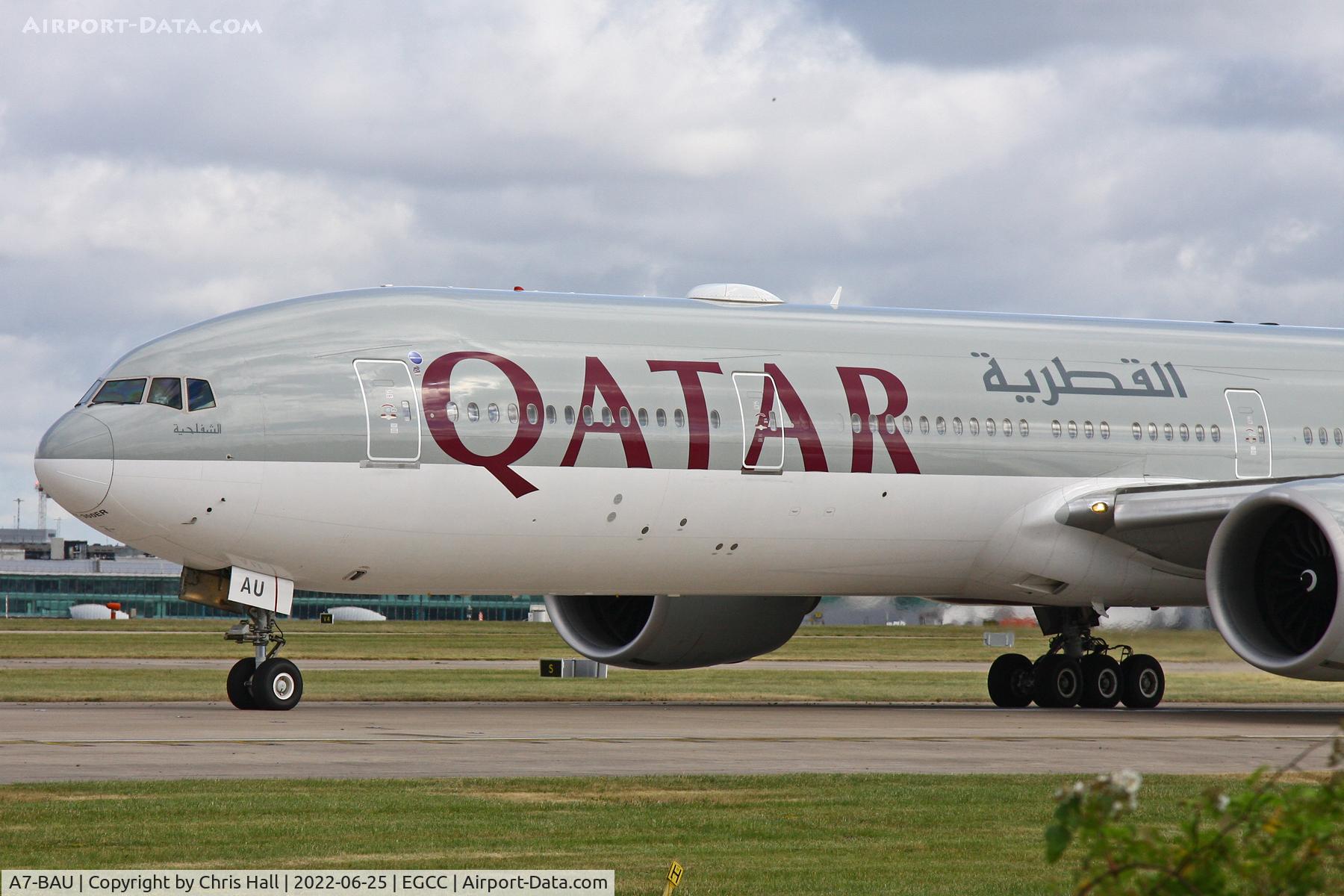 A7-BAU, 2013 Boeing 777-3DZ/ER C/N 41739, Manchester