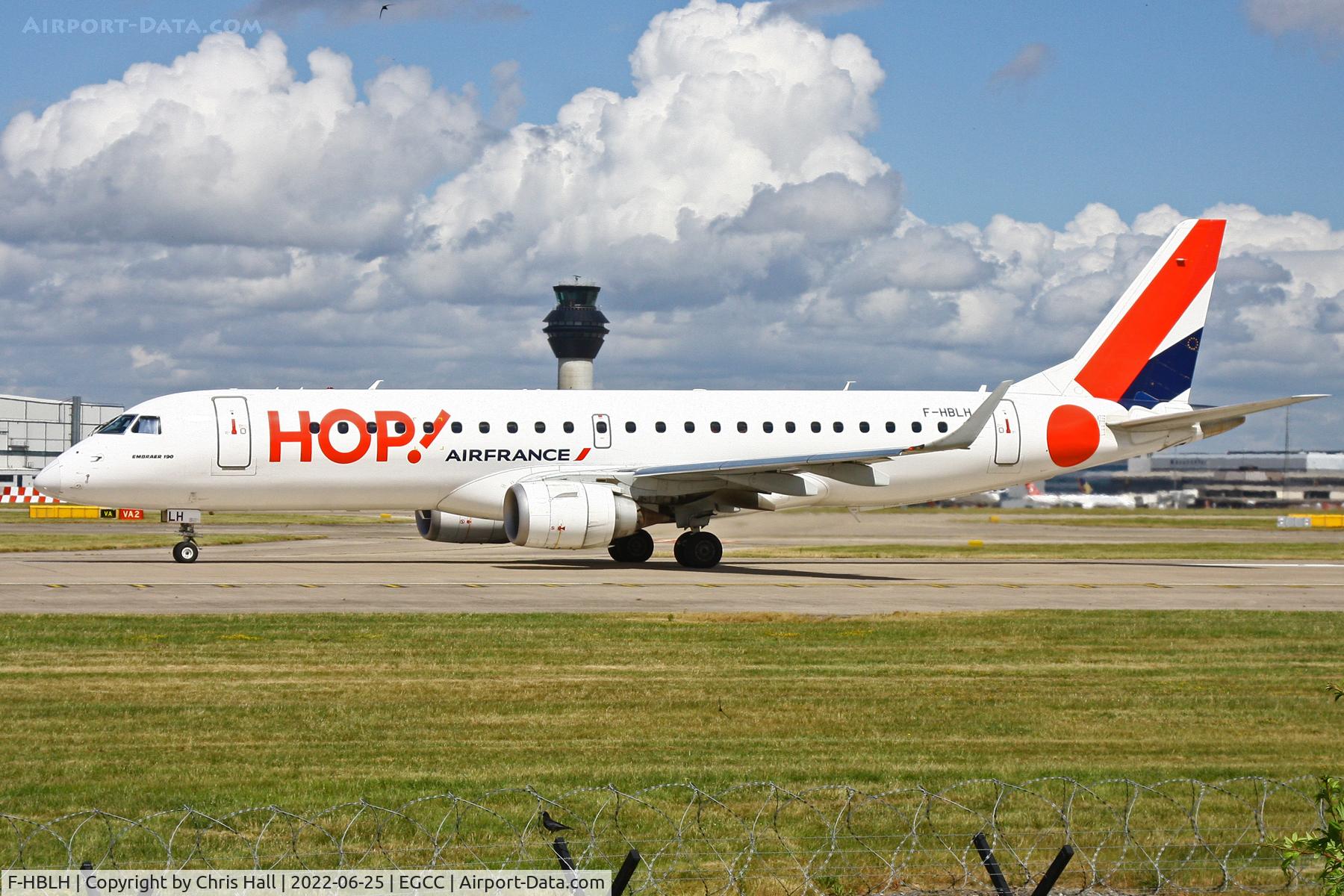 F-HBLH, 2009 Embraer 190LR (ERJ-190-100LR) C/N 19000266, Manchester