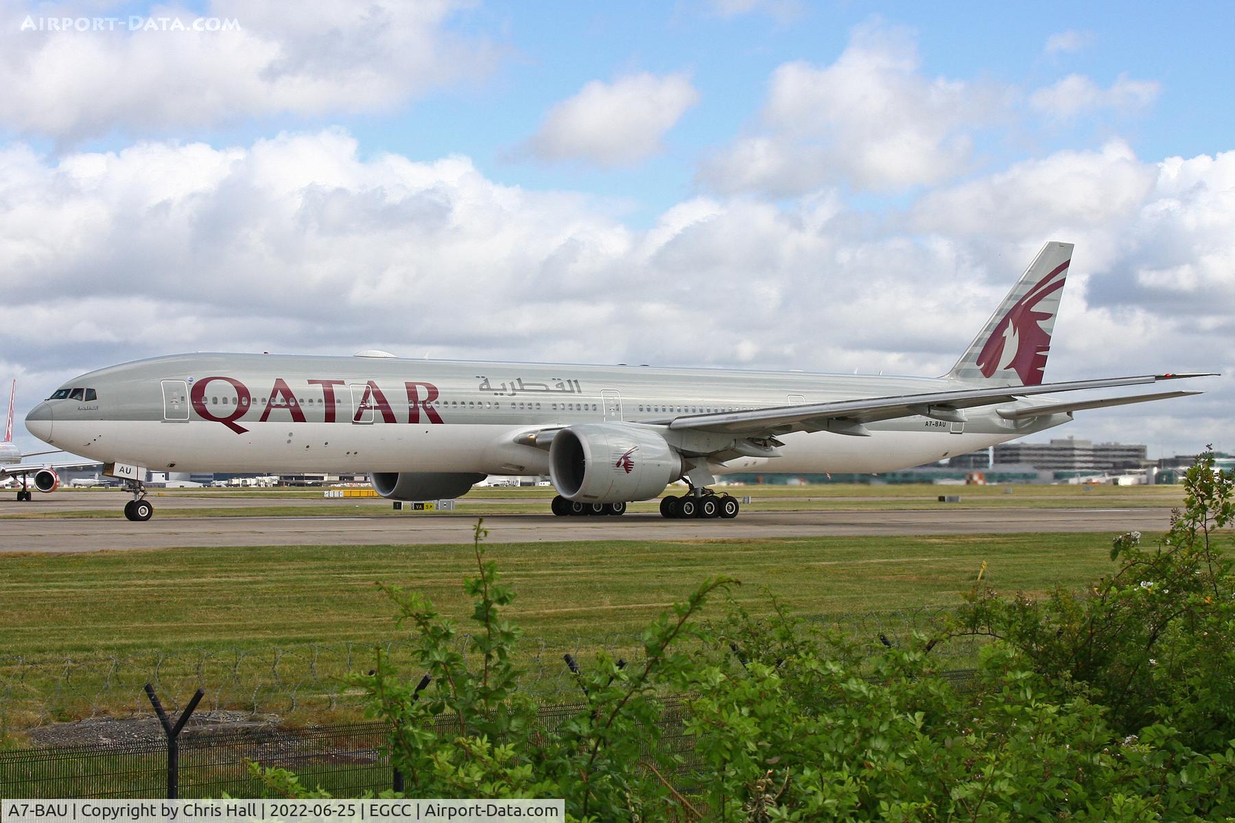 A7-BAU, 2013 Boeing 777-3DZ/ER C/N 41739, Manchester