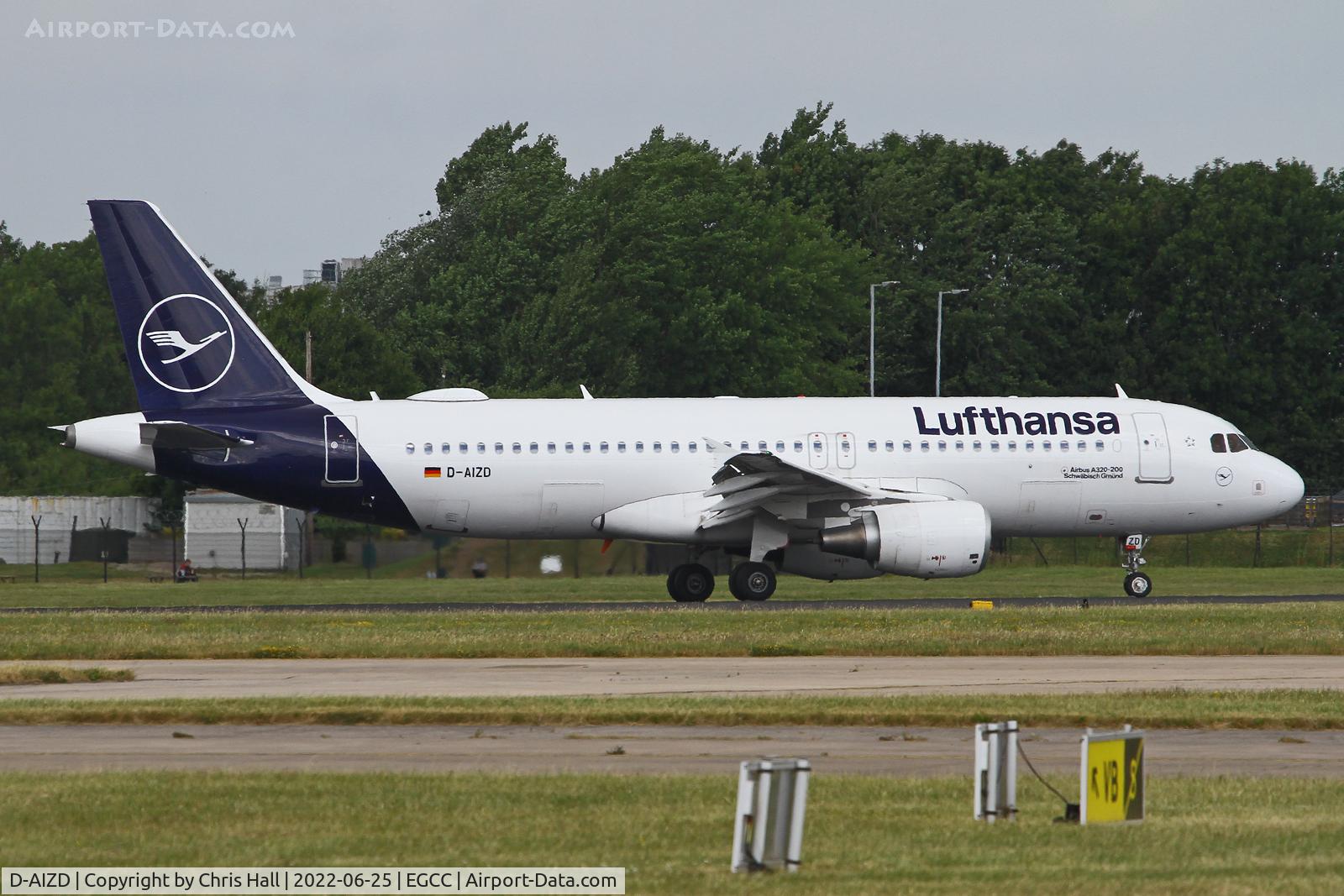 D-AIZD, 2010 Airbus A320-214 C/N 4191, Manchester