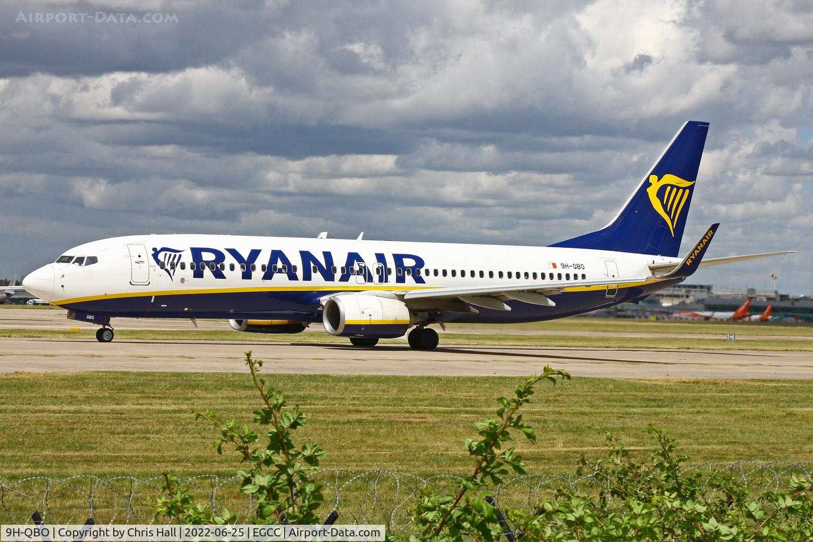 9H-QBO, 2016 Boeing 737-8AS C/N 44714, Manchester