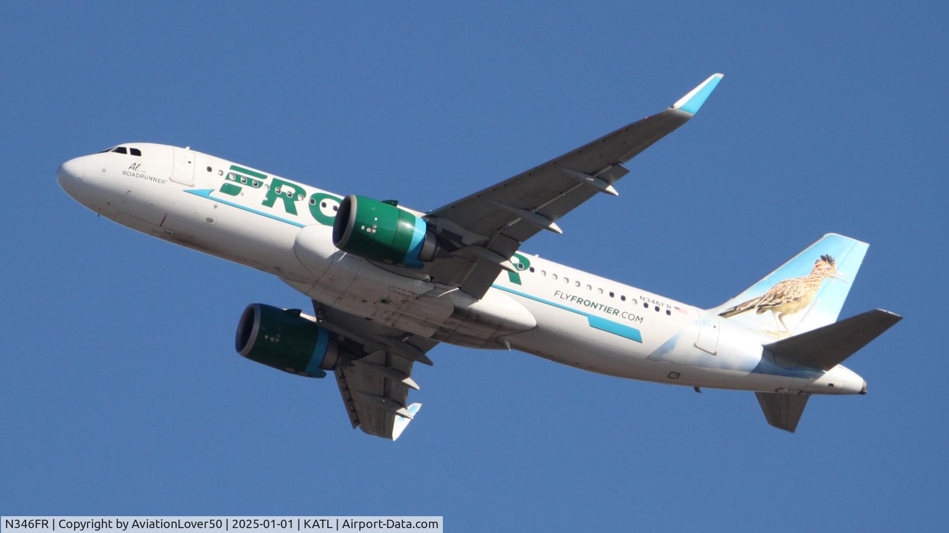 N346FR, 2019 Airbus A320-251N C/N 8642, Frontier A20N