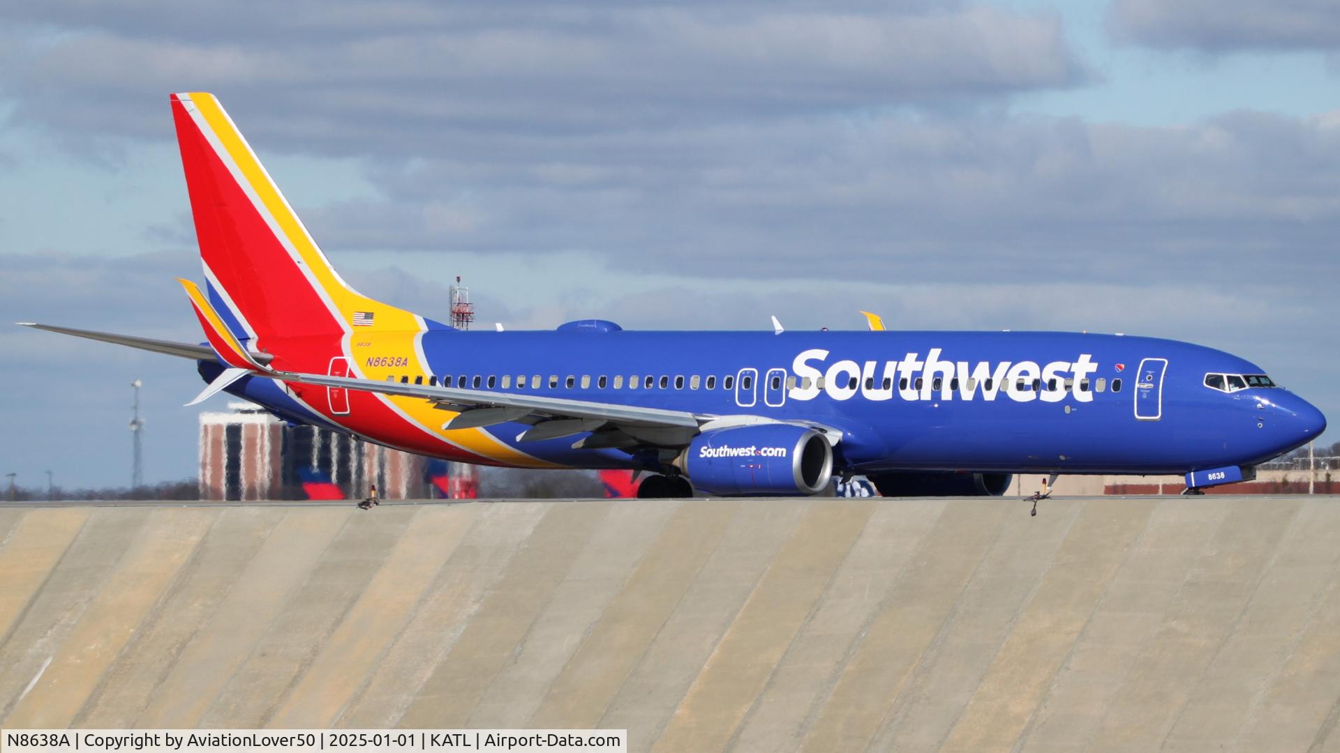 N8638A, 2014 Boeing 737-8H4 C/N 36911, Southwest 738