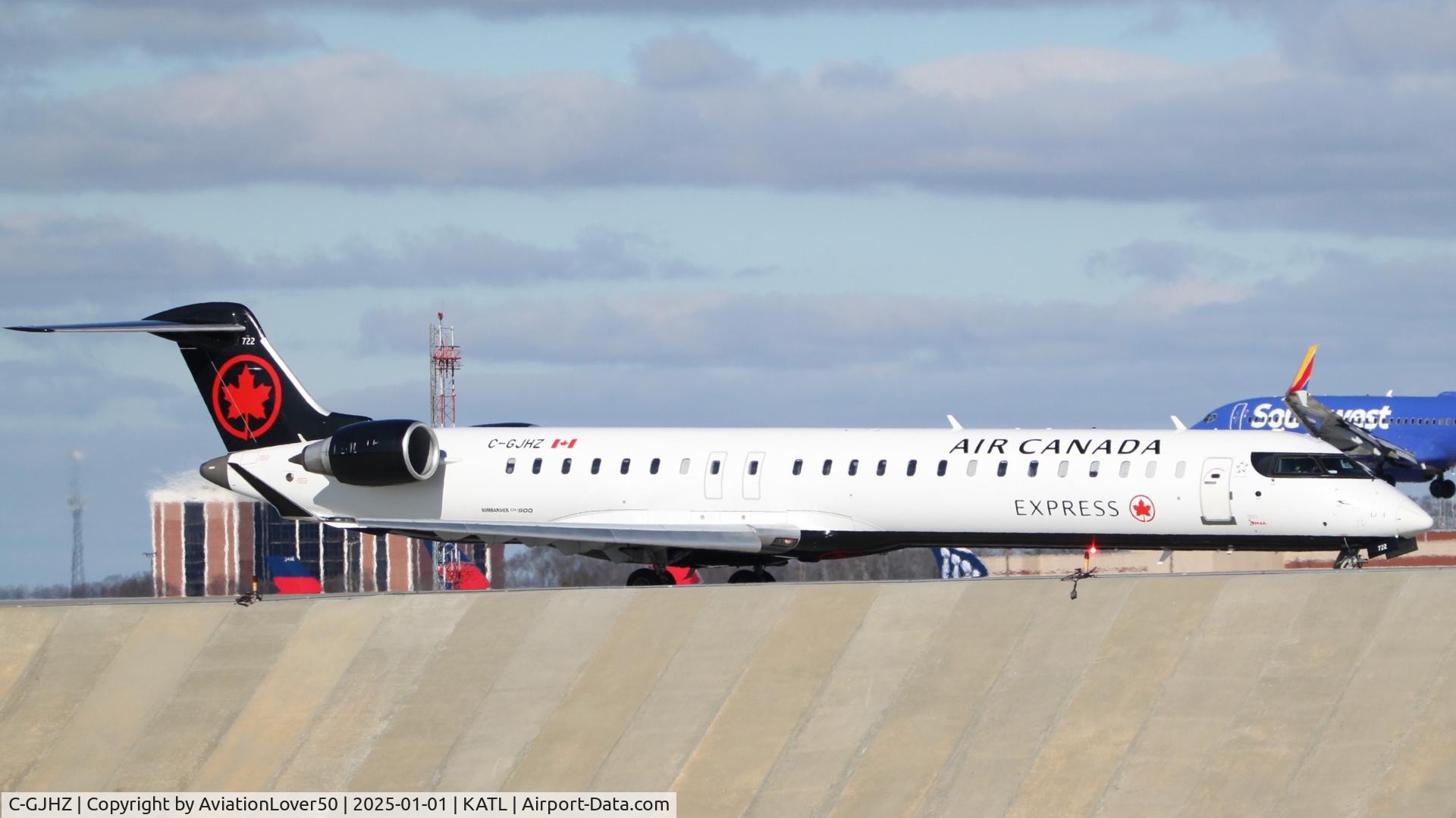 C-GJHZ, 2020 Bombardier CRJ-900LR C/N 15486, Air Canada Express CRJ9