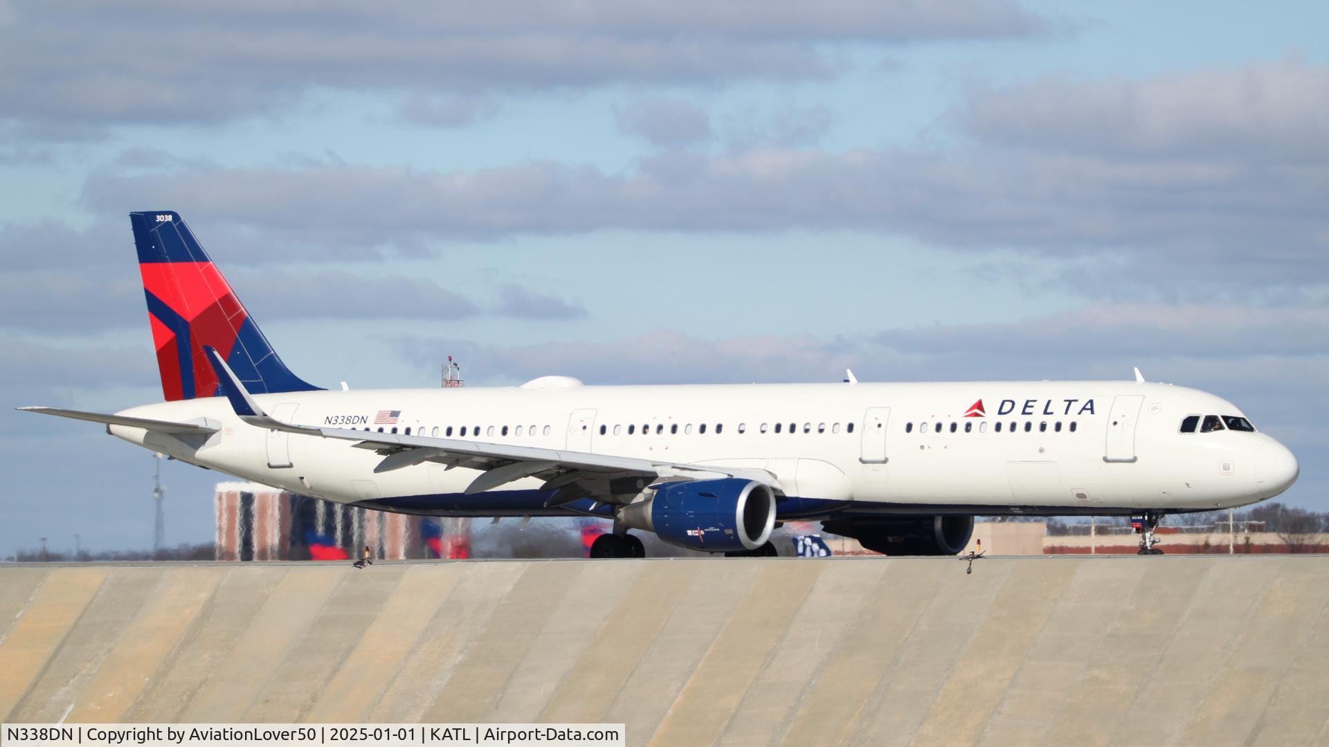 N338DN, 2018 Airbus A321-211 C/N 8078, Delta A321
