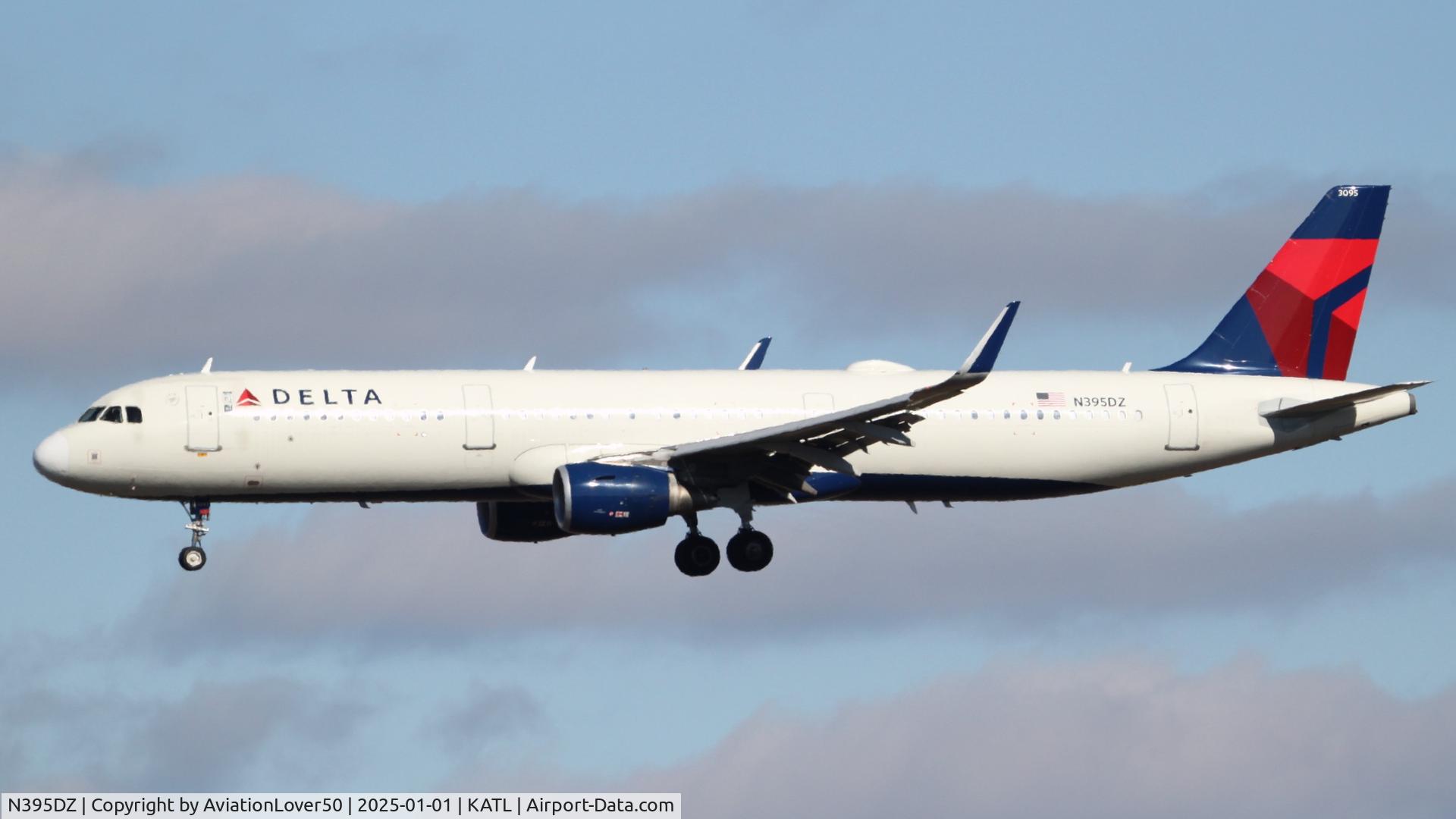 N395DZ, 2019 Airbus A321-211 C/N 9126, Delta A321