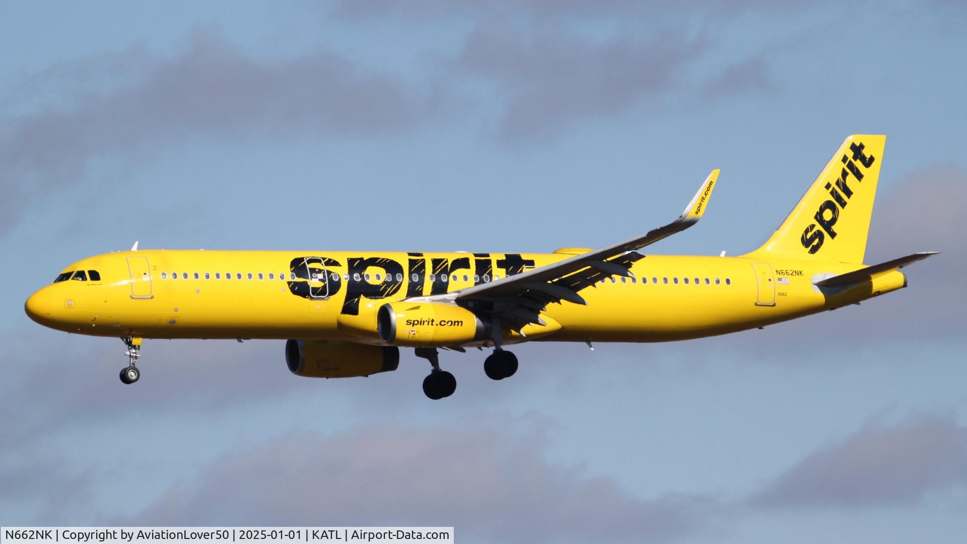 N662NK, 2015 Airbus A321-231 C/N 6897, Spirit A321